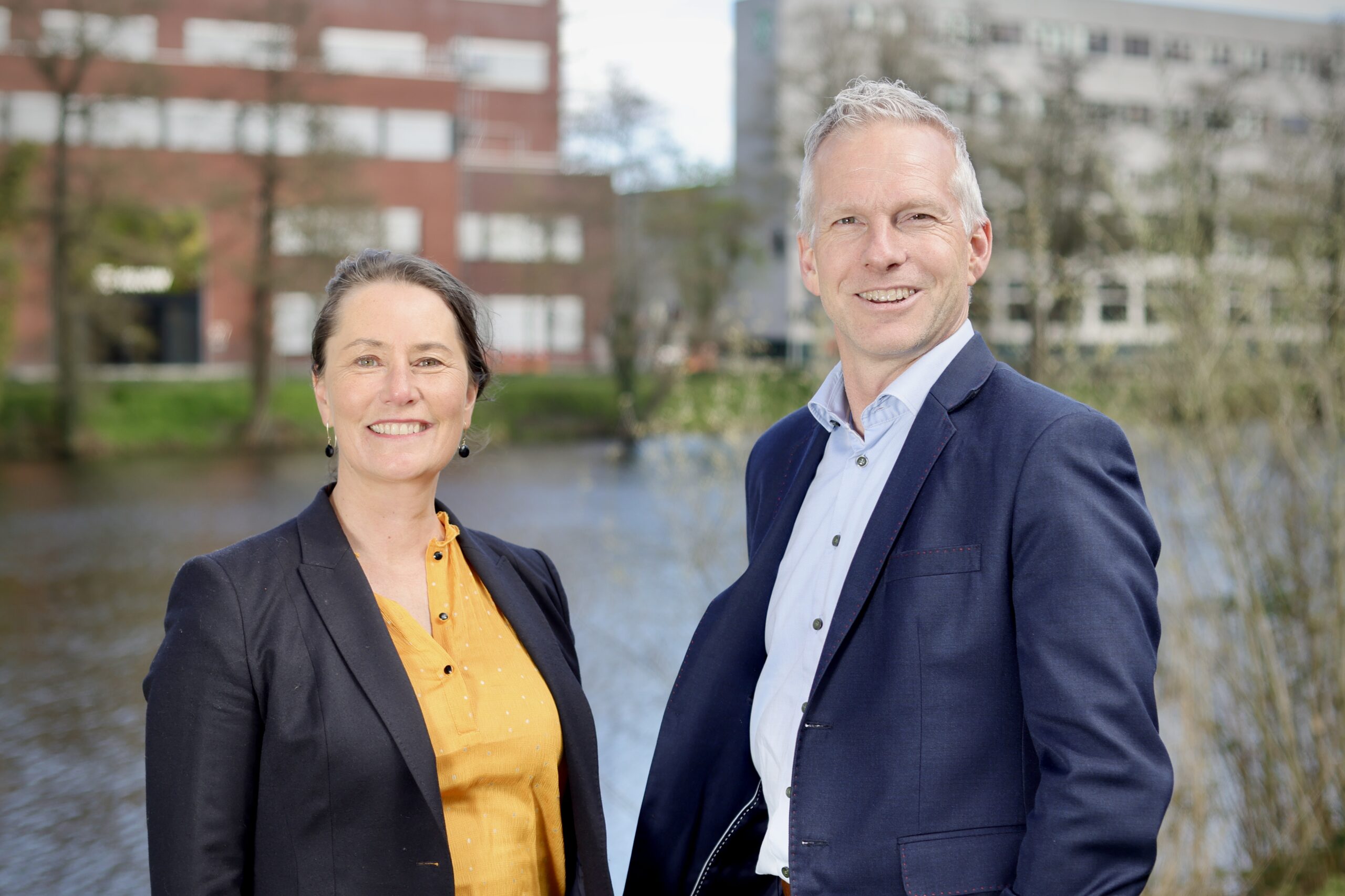 Henrike Branderhorst en Ralph van Roessel. Foto: Tauw