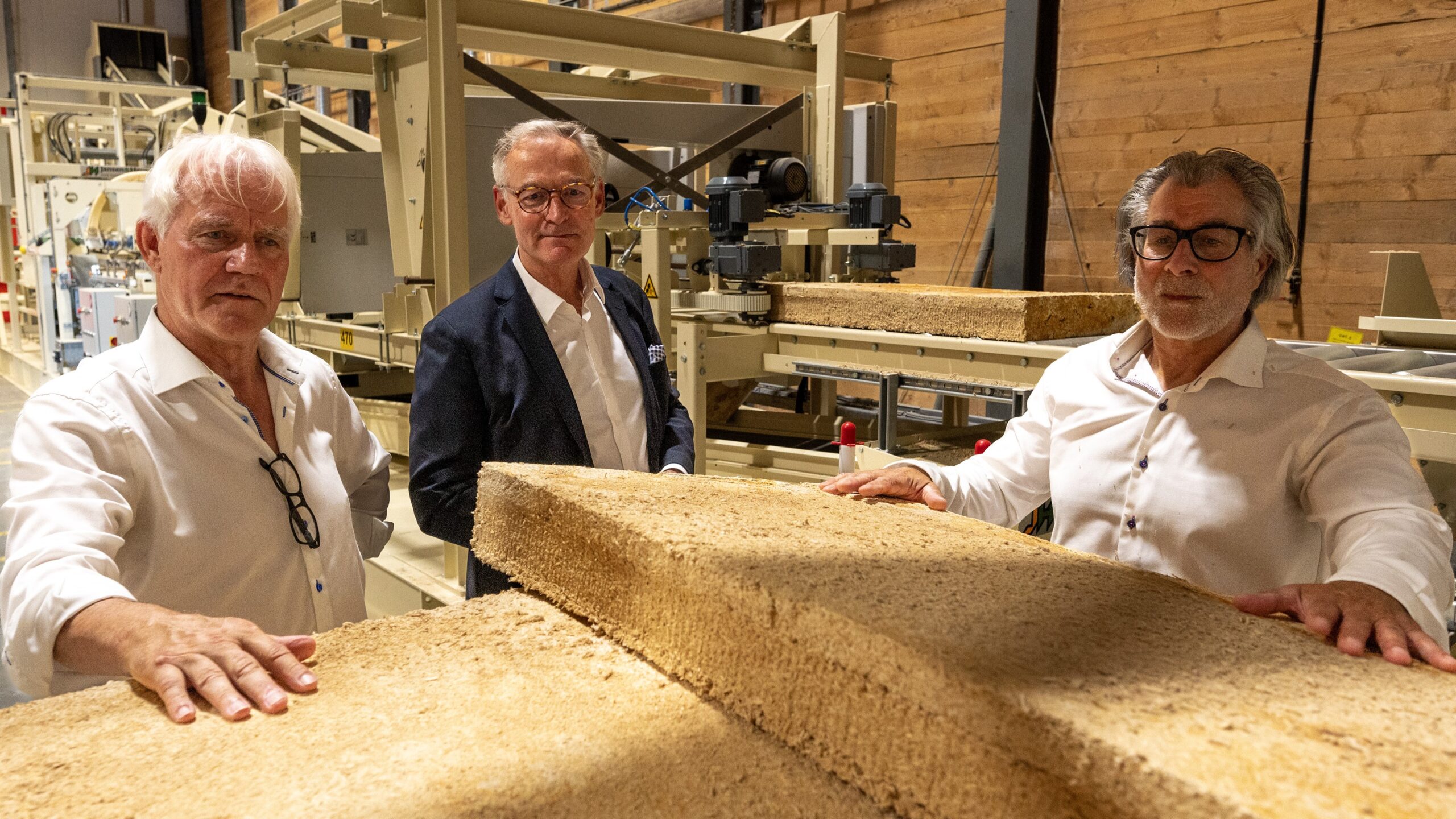 V.l.n.r. Hans Borra, Peter Wolf, Roland van Driel. Foto: Boudewijn Benting