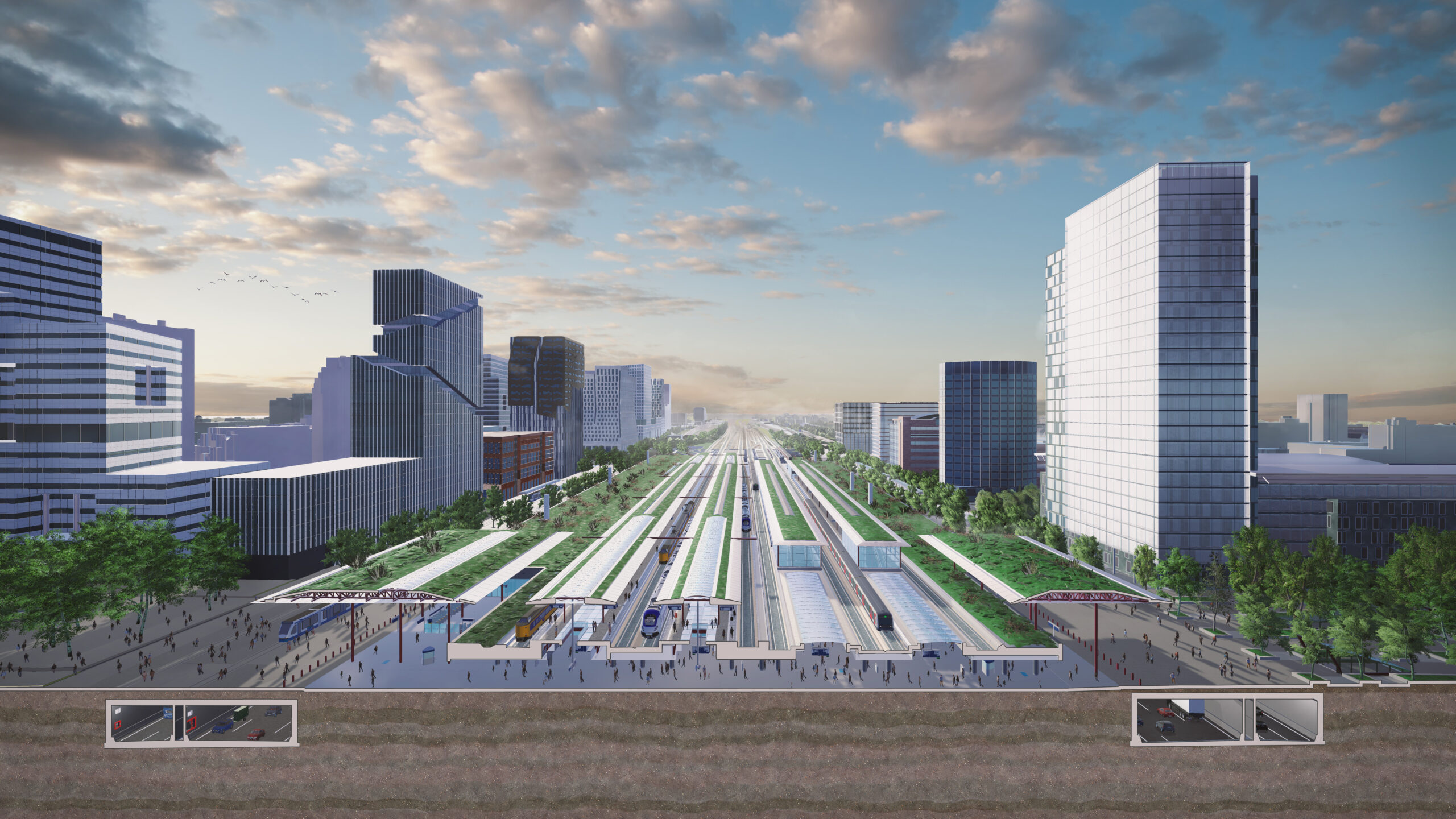 Beeld: projectorganisatie Zuidasdok