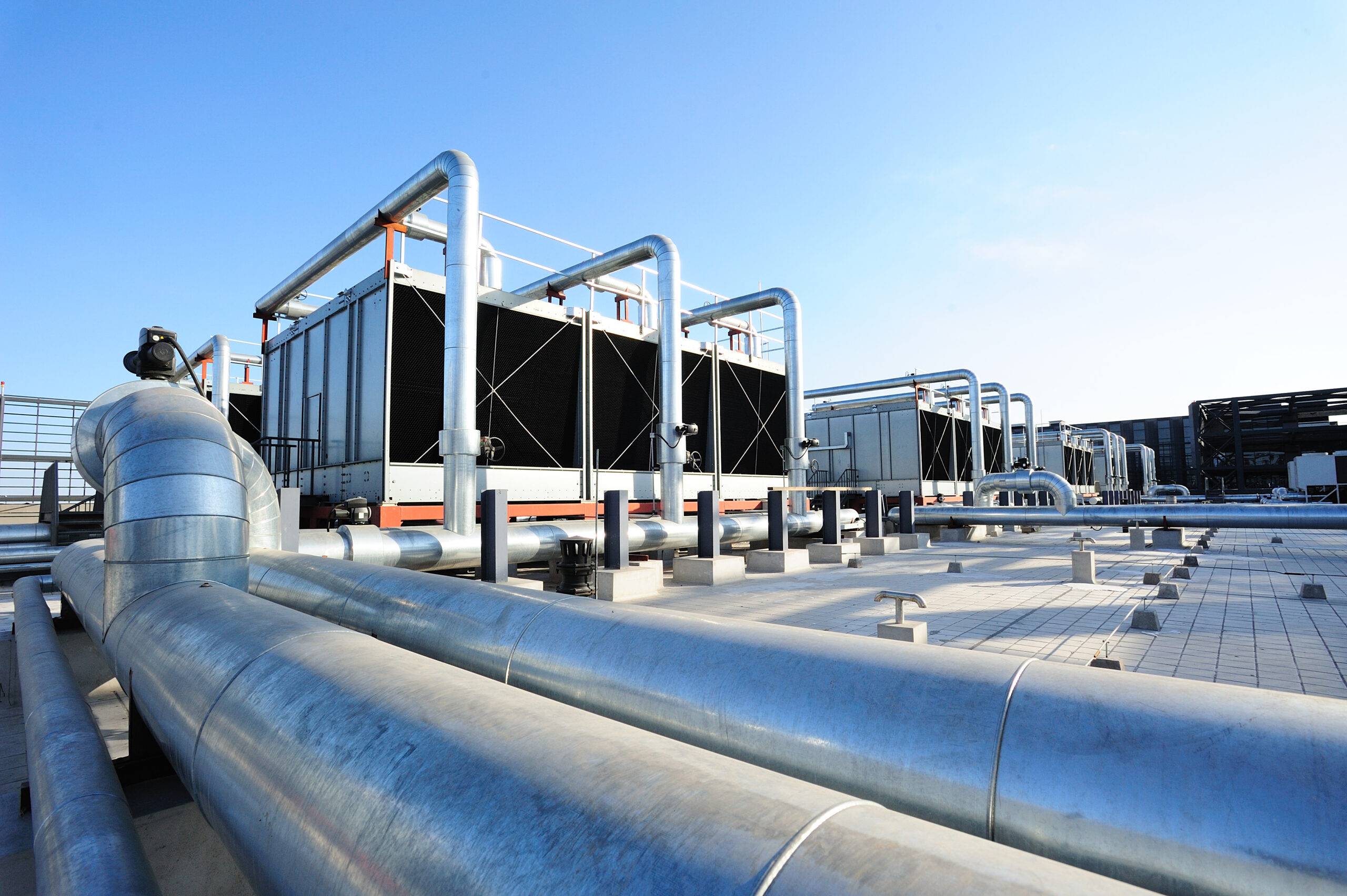 Het koelingssysteem van een datacenter. Foto: Shutterstock