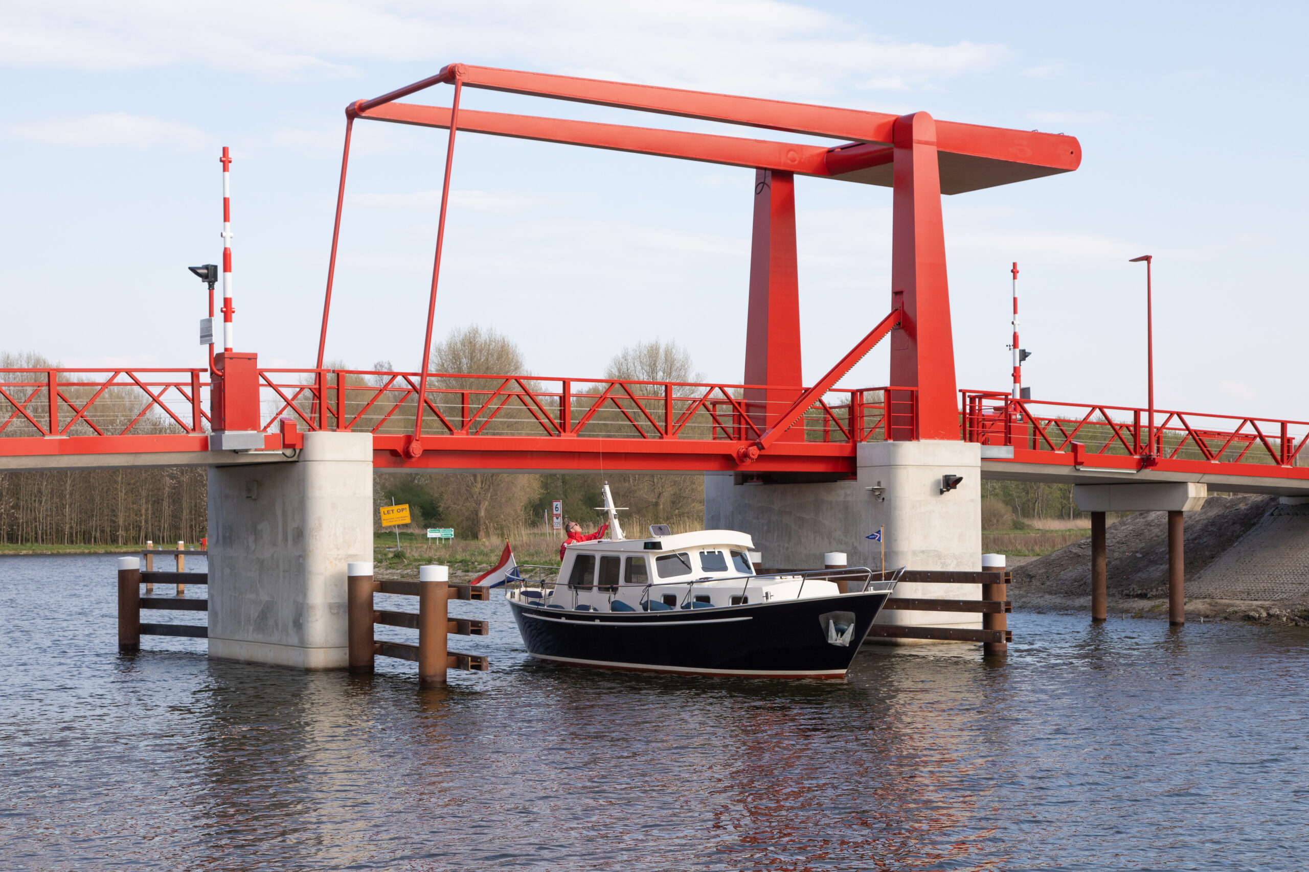 De schateilandbrug bij Almere. Foto: ipv Delft