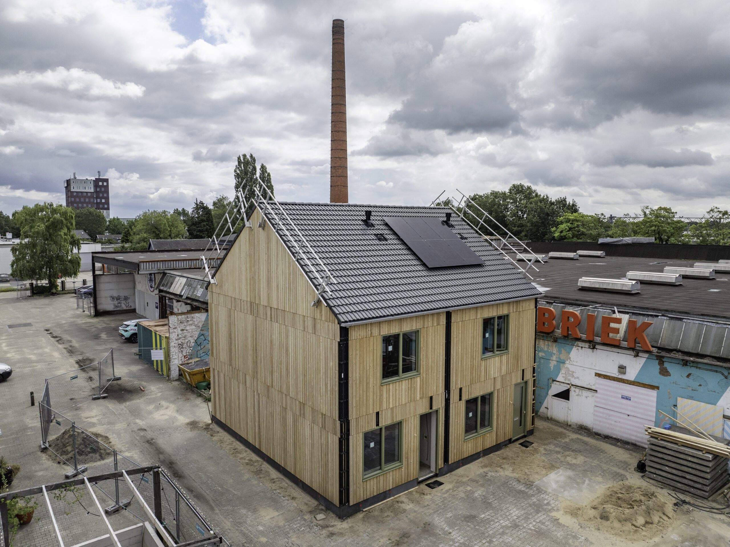 Een virtuele woningfabriek van Dura Vermeer. Foto: APA/Sjef Prins