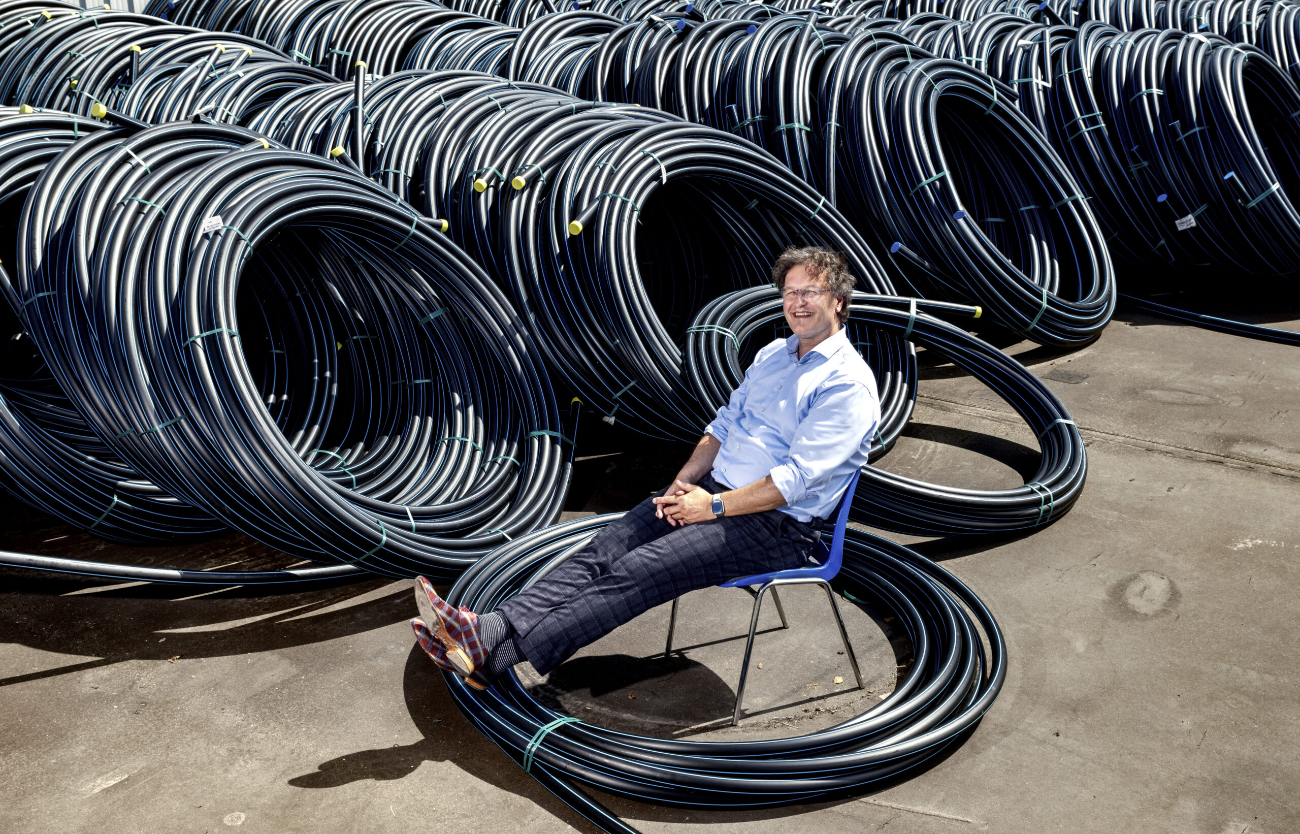 Arjan Driesprong van Oasen Drinkwater. Foto: Guido Benschop