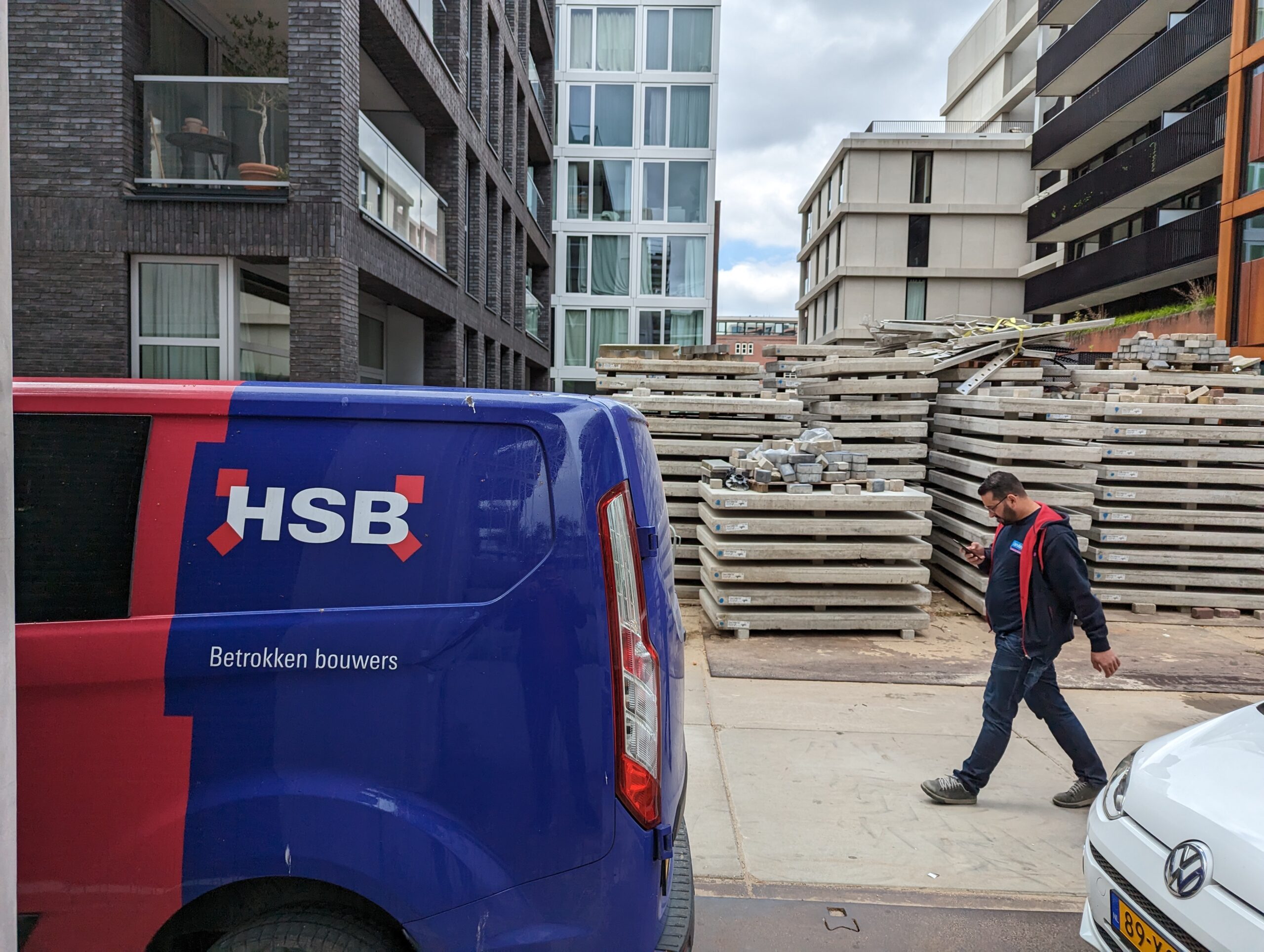 HSB aan het werk bij Oosterpoort, Amsterdam. Foto: Marc Doodeman