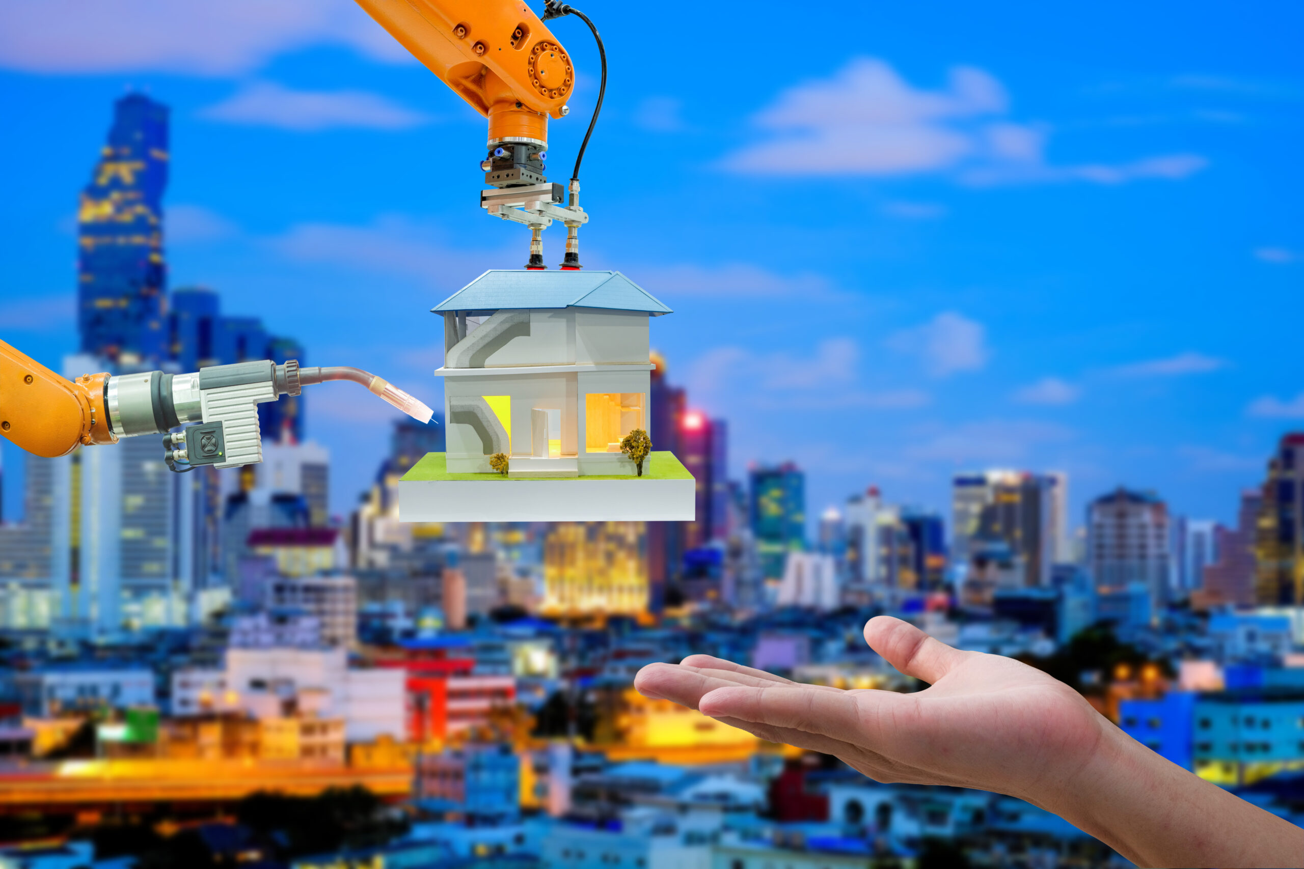 De groei van het aandeel prefabhuizen
zorgt voor nieuwe functies in het bouwproces. Beeld: Shutterstock