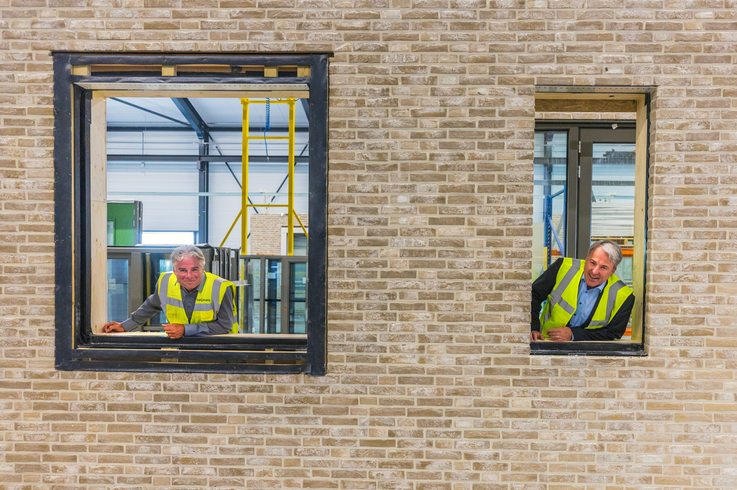 Joost van Asch (l) en Marc de Vreede (r) van Heijmans. Foto: Niels de Vries