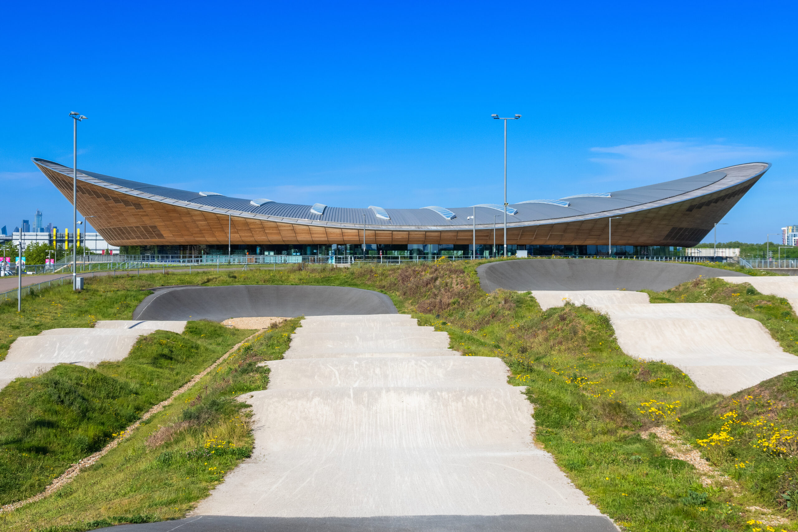 London Velopark, het velodroom van de Olympische Spelen 2012 in Londen. Foto: Shutterstock