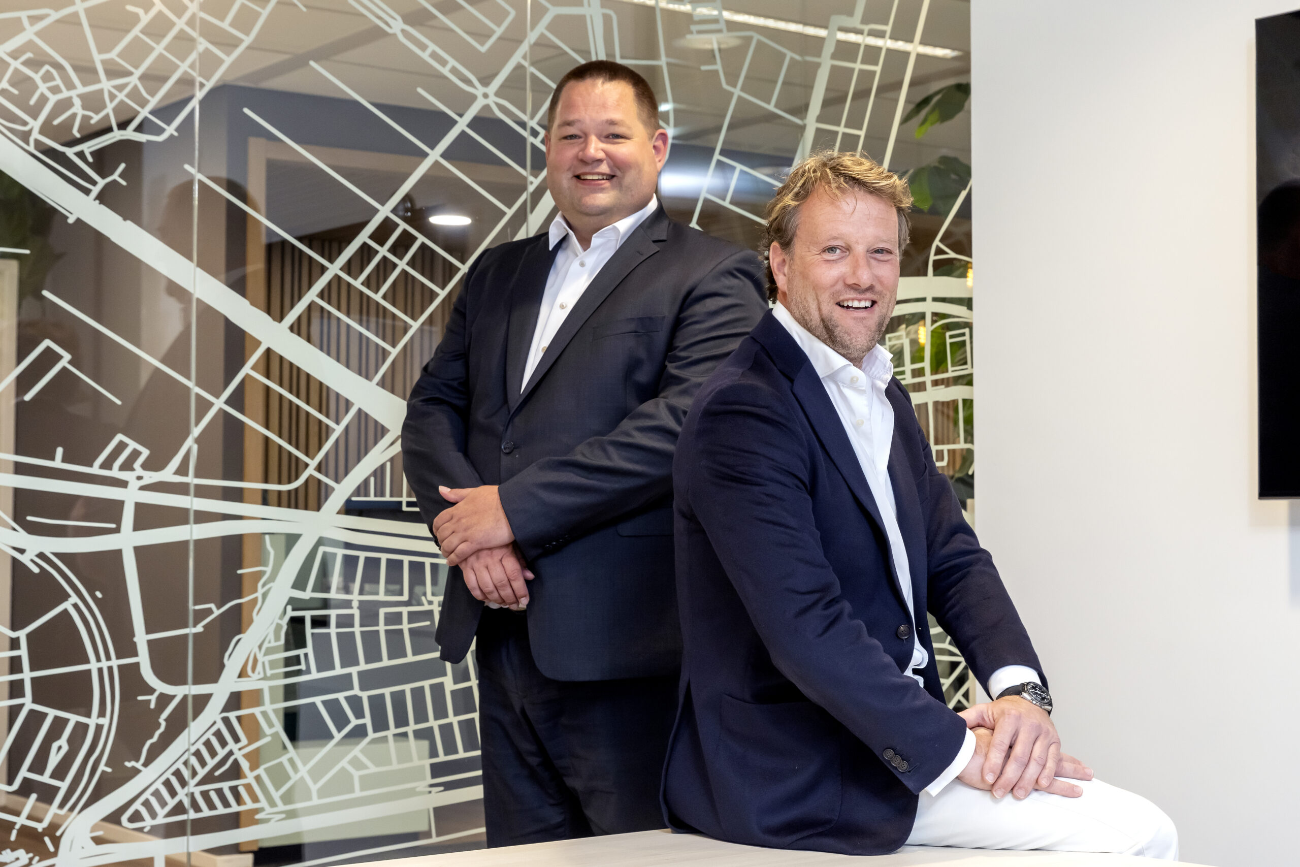 Robin van der Heiden (links) en Age Tanja, brokers bij verzekeringsmakelaar Anchor Insurance