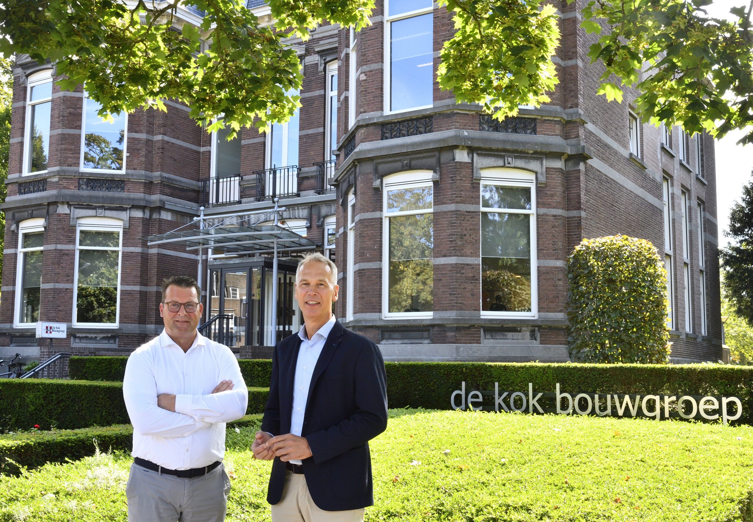Robbert van de Sande en Bart de Kok. Foto: Erald van der Aa
