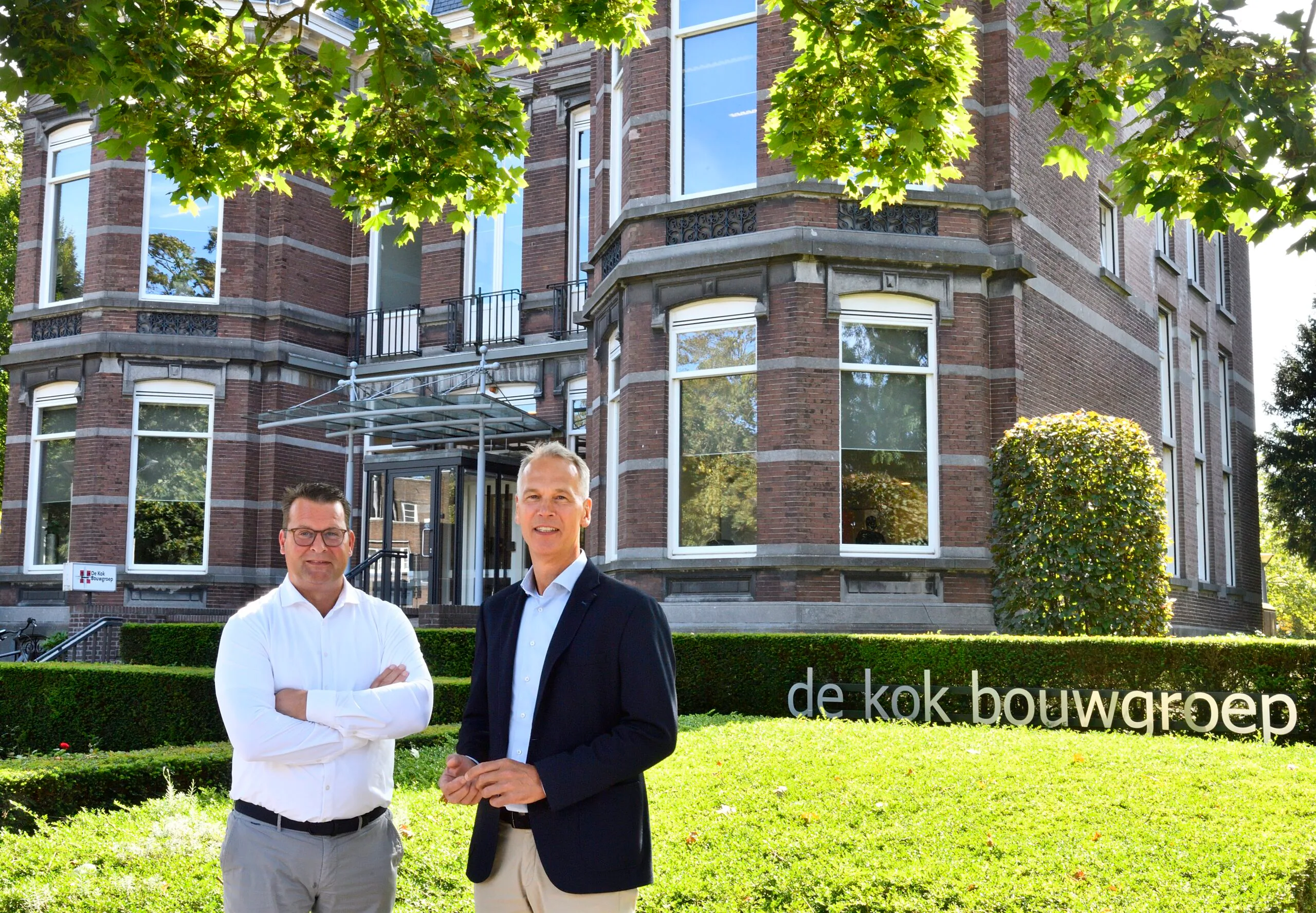 Robbert van de Sande en Bart de Kok. Foto: Erald van der Aa