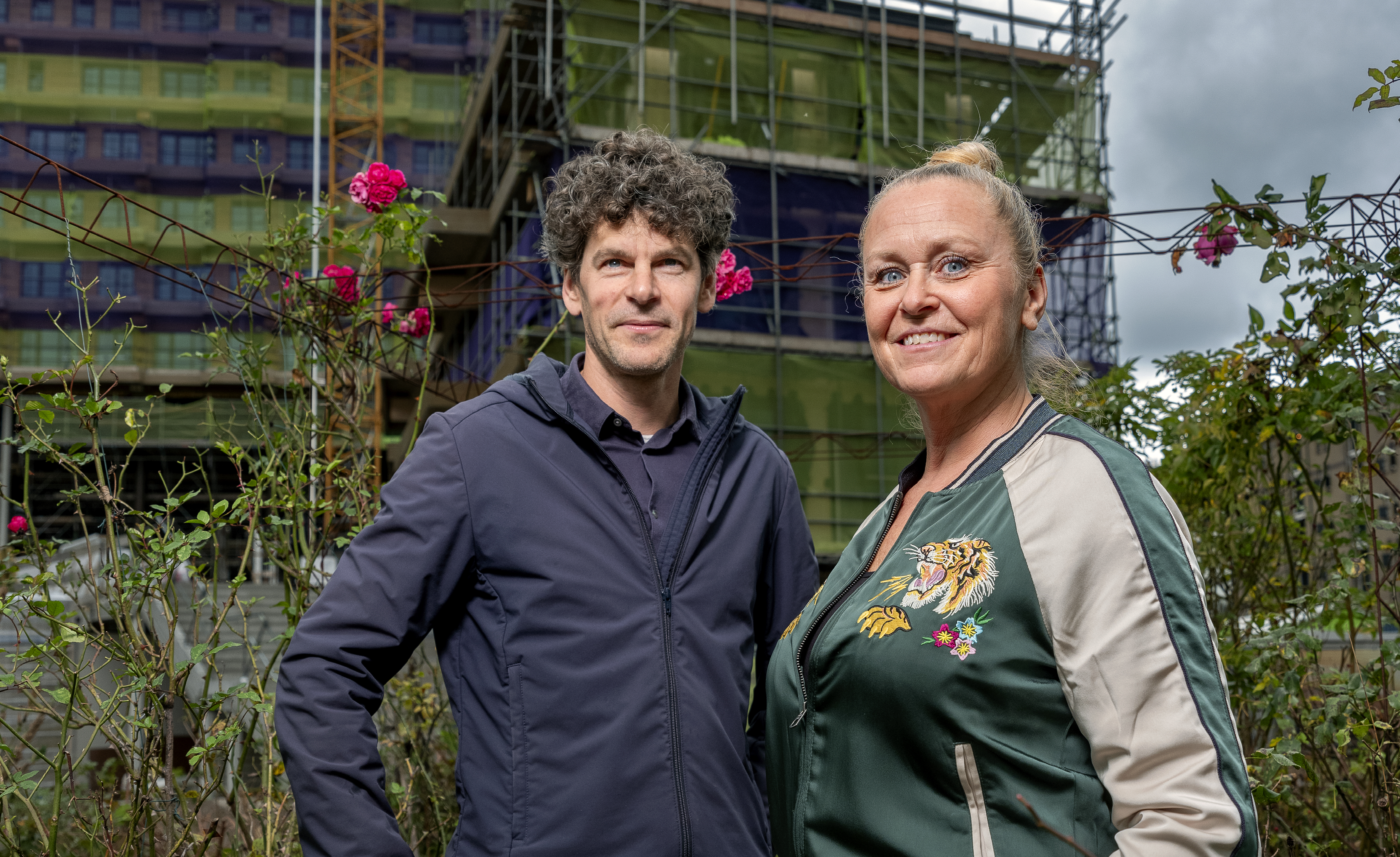 Douwe van den Wall Bake en Bianca Seekles. Foto: Guido Benschop