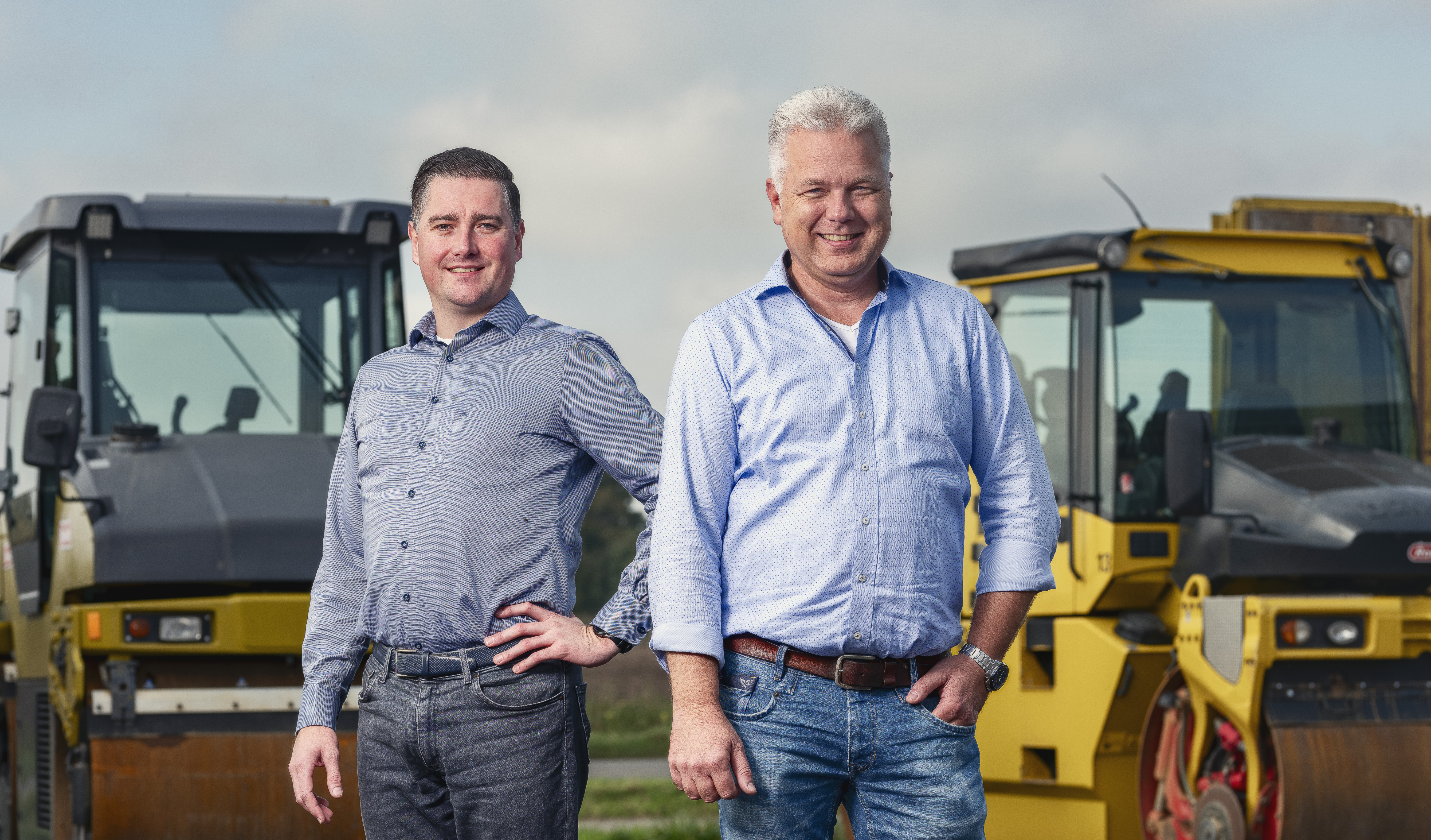 Gerjan Gerrits van Roelofs en Hans van den Berg (gemeente Berkelland). Foto: Guido Benschop