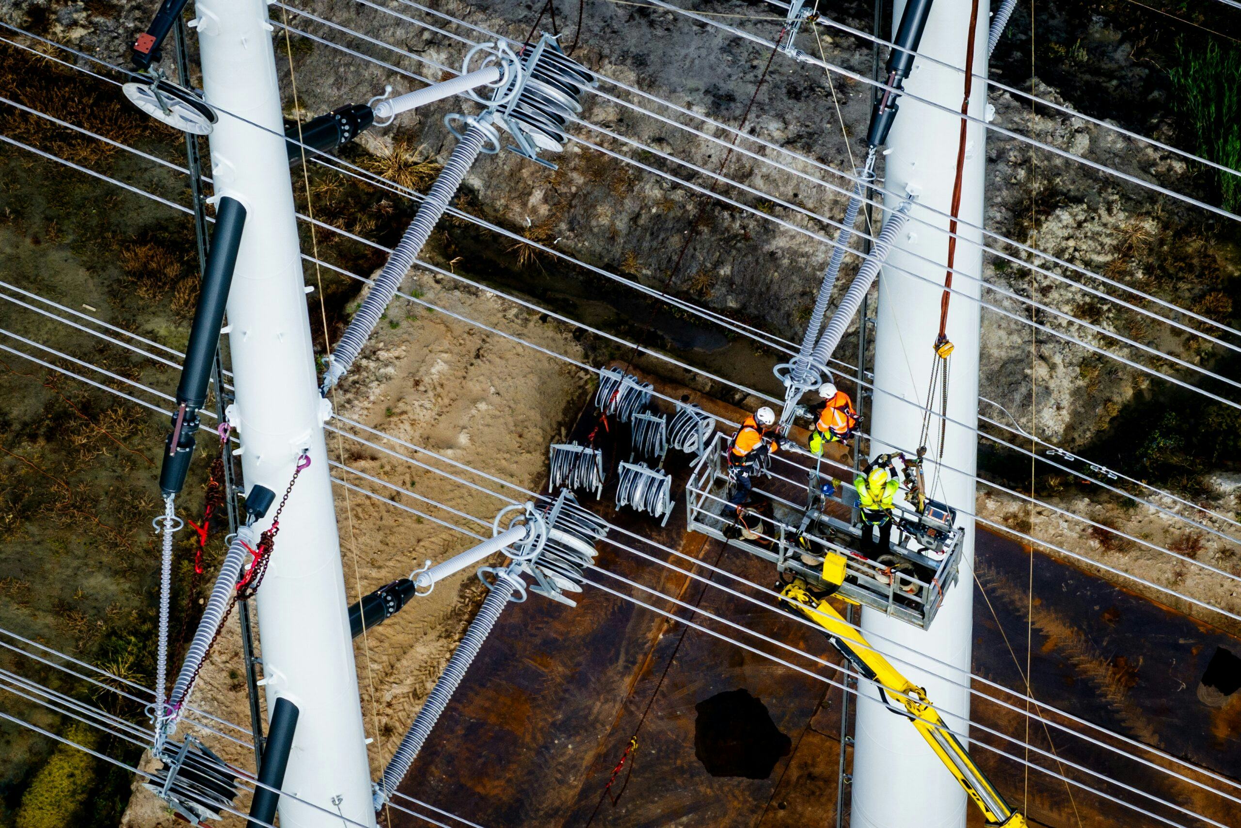 Uitbereiding stroomnet in Zeeland. Foto: ANP