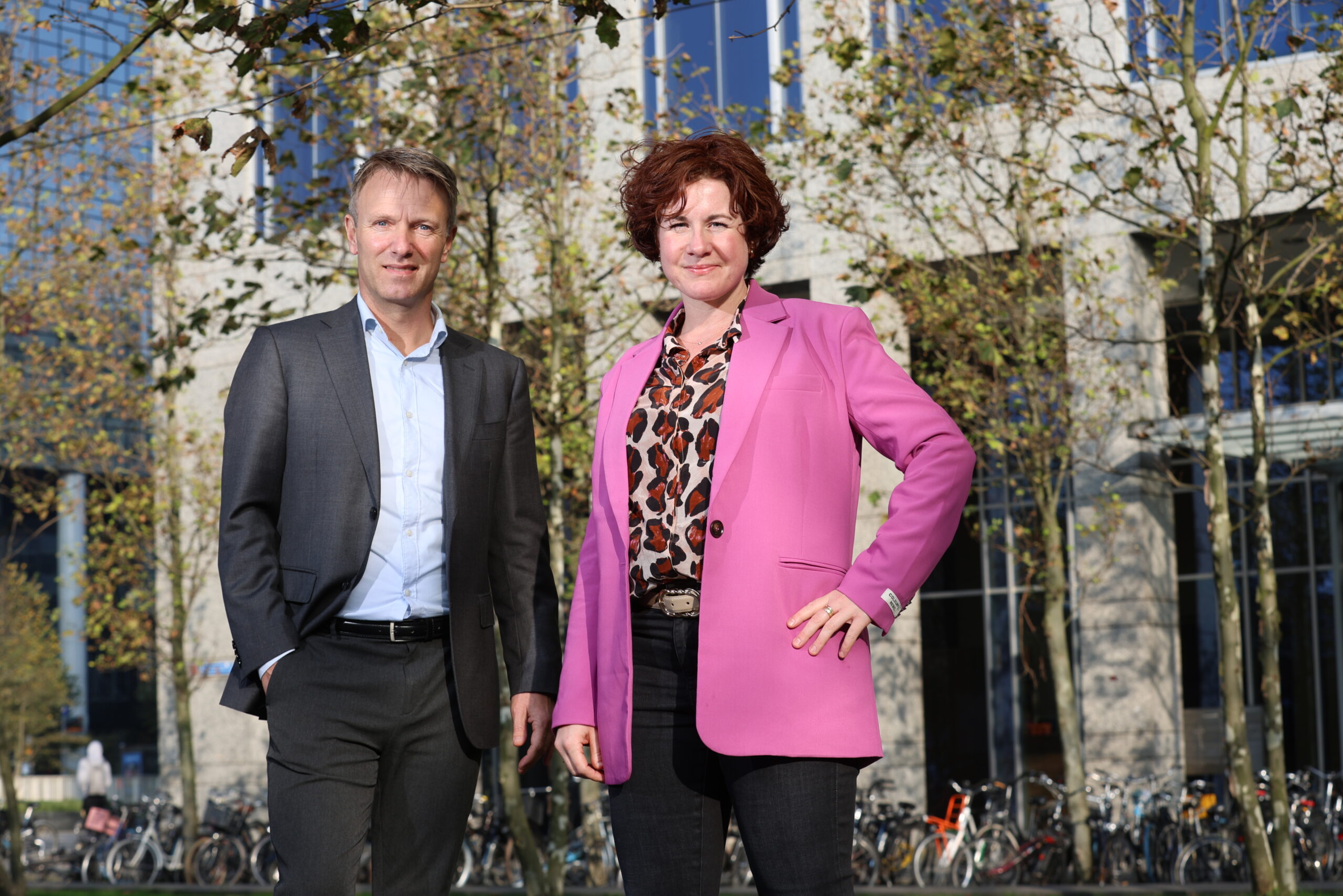 Dimitri Molenkamp en Danielle Janssen van Anchor Insurance