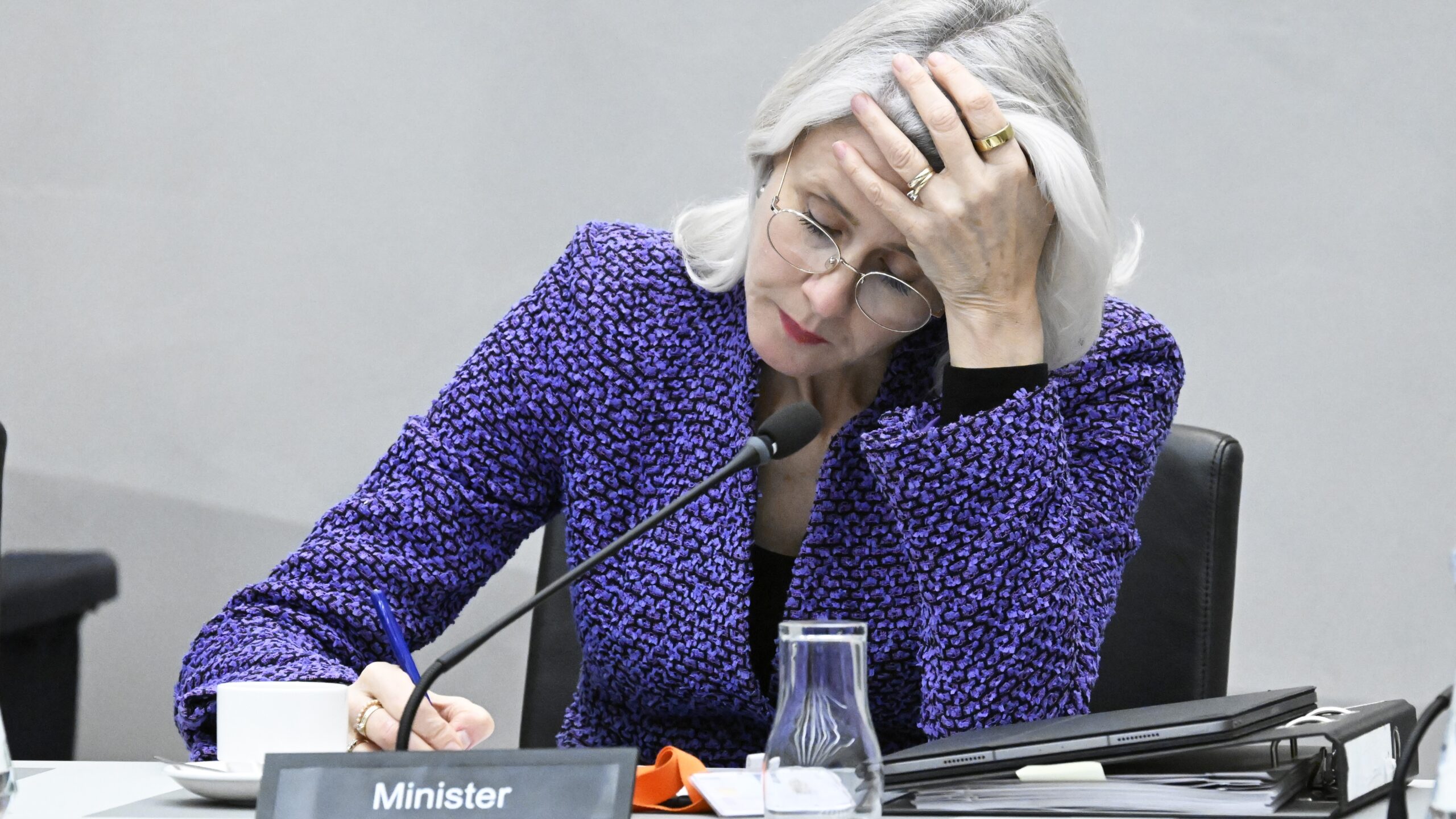 Mona Keijzer, BBB minister van Volkshuisvesting en Ruimtelijke Ordening, tijdens het Kamerdebat over de Staat van de Volkshuisvesting.
Foto: ANP/Peter Hilz