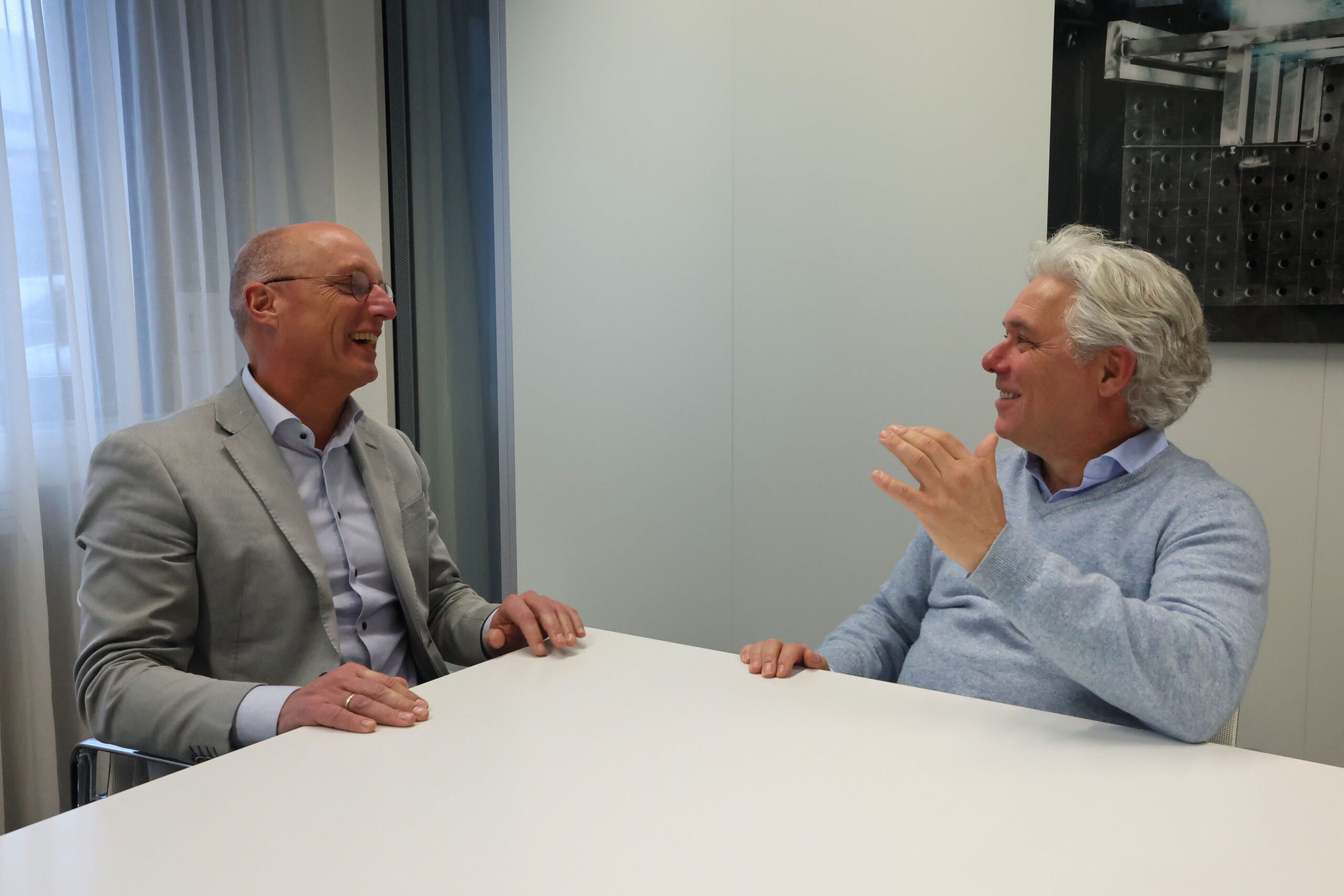 Niels Doodeman (links) en Geert Hurks. Foto: Bert Jansen voor Cobouw