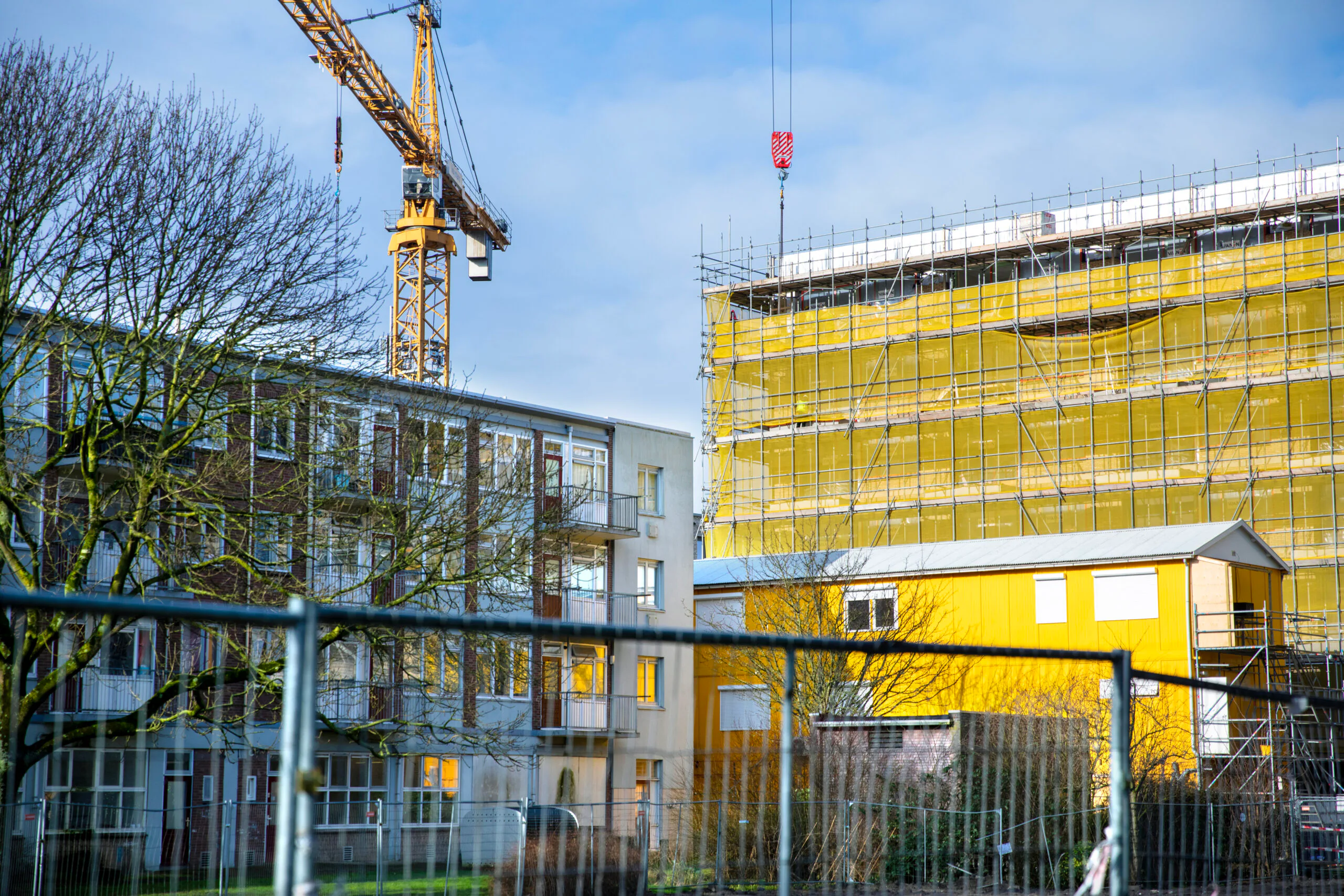 Een bouwproject in Den Haag Zuidwest. Foto: Suzanne van de Kerk