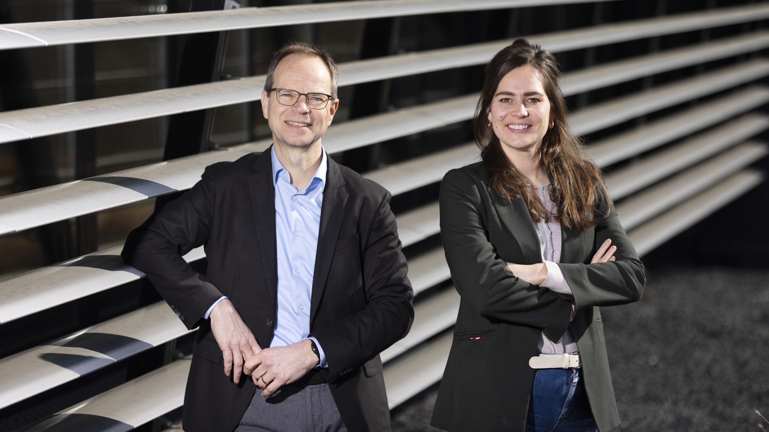 Jan Mark van Mastwijk en Mathilde Hakkers. Foto: Guido Benschop