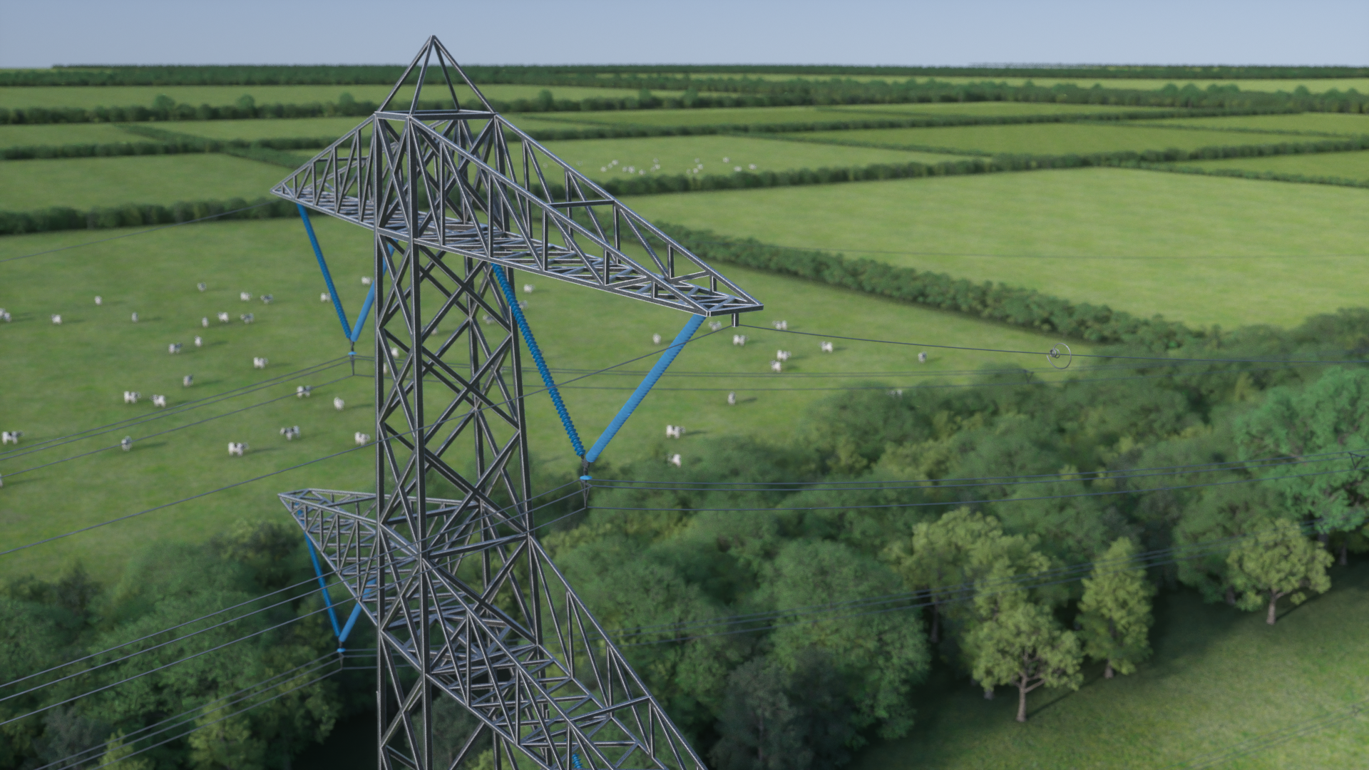 De Moldaumast, opvolger van de Wintrack mast. Beeld: Tennet