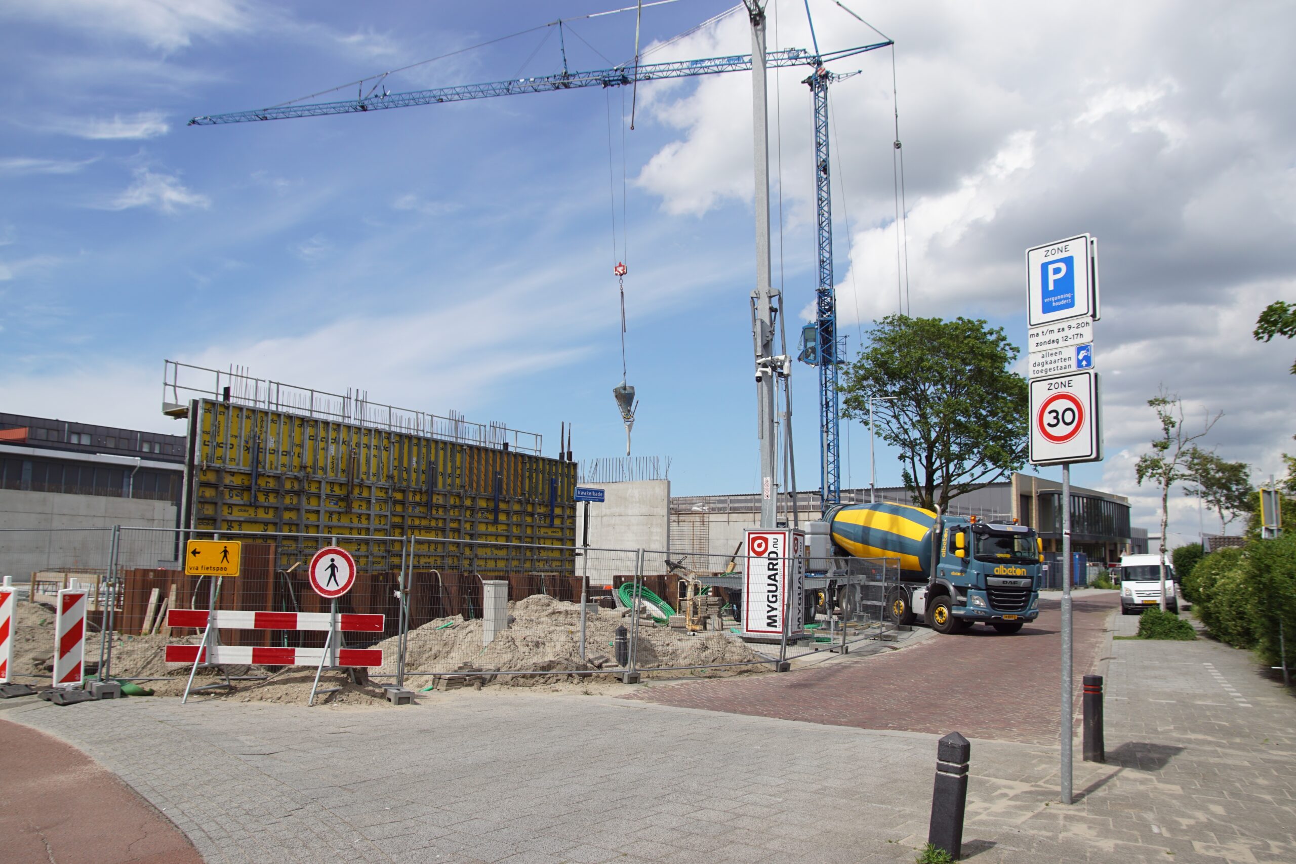 Bouwplaats in Alkmaar. Foto: Thijs de Graaf / Shutterstock