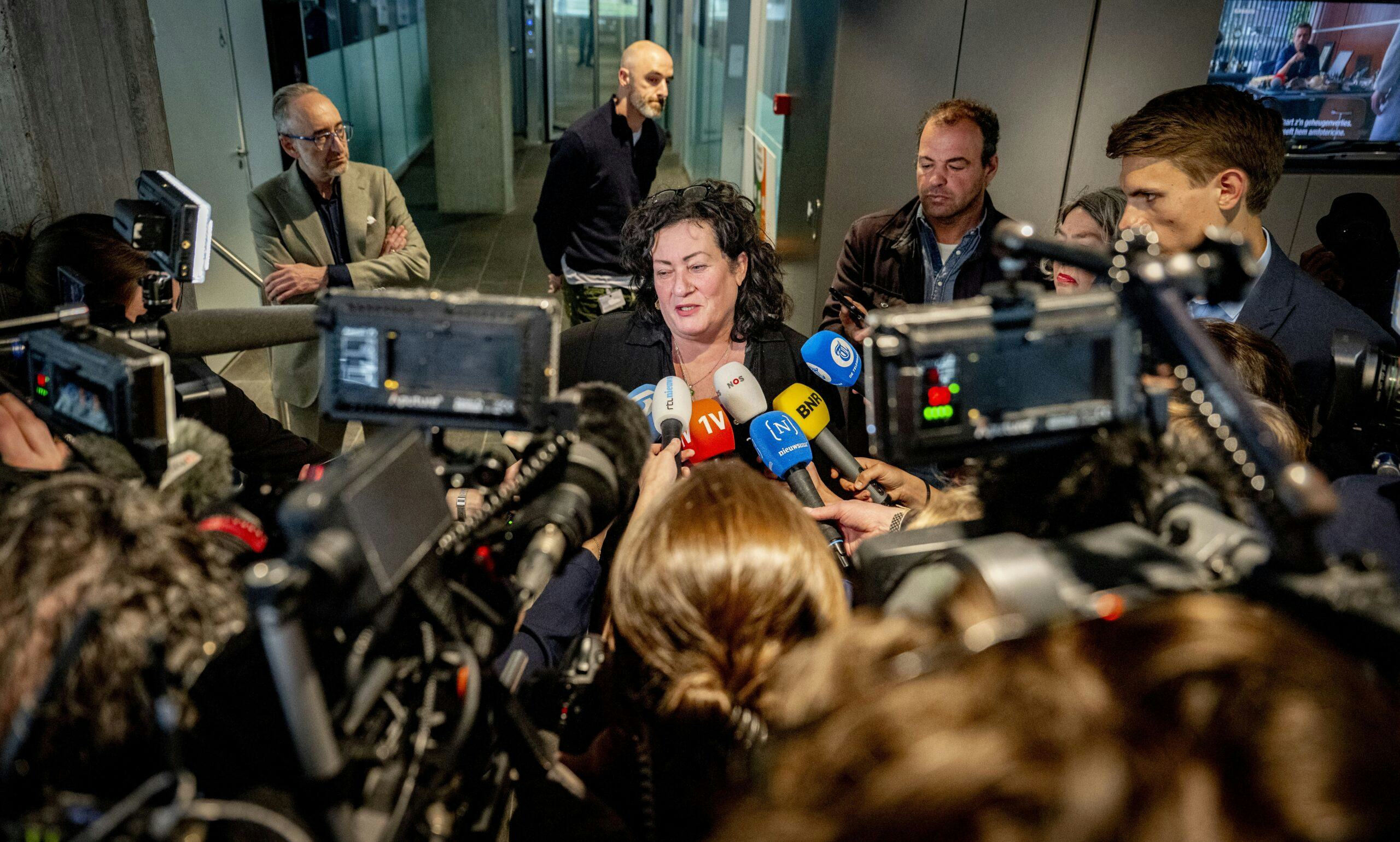 Caroline van der Plas (BBB) staat de pers te woord, nadat coalitiepartijen VVD, PVV, NSC en BBB een akkoord bereikten over de voorjaarsnota. Foto: Robin Utrecht / ANP