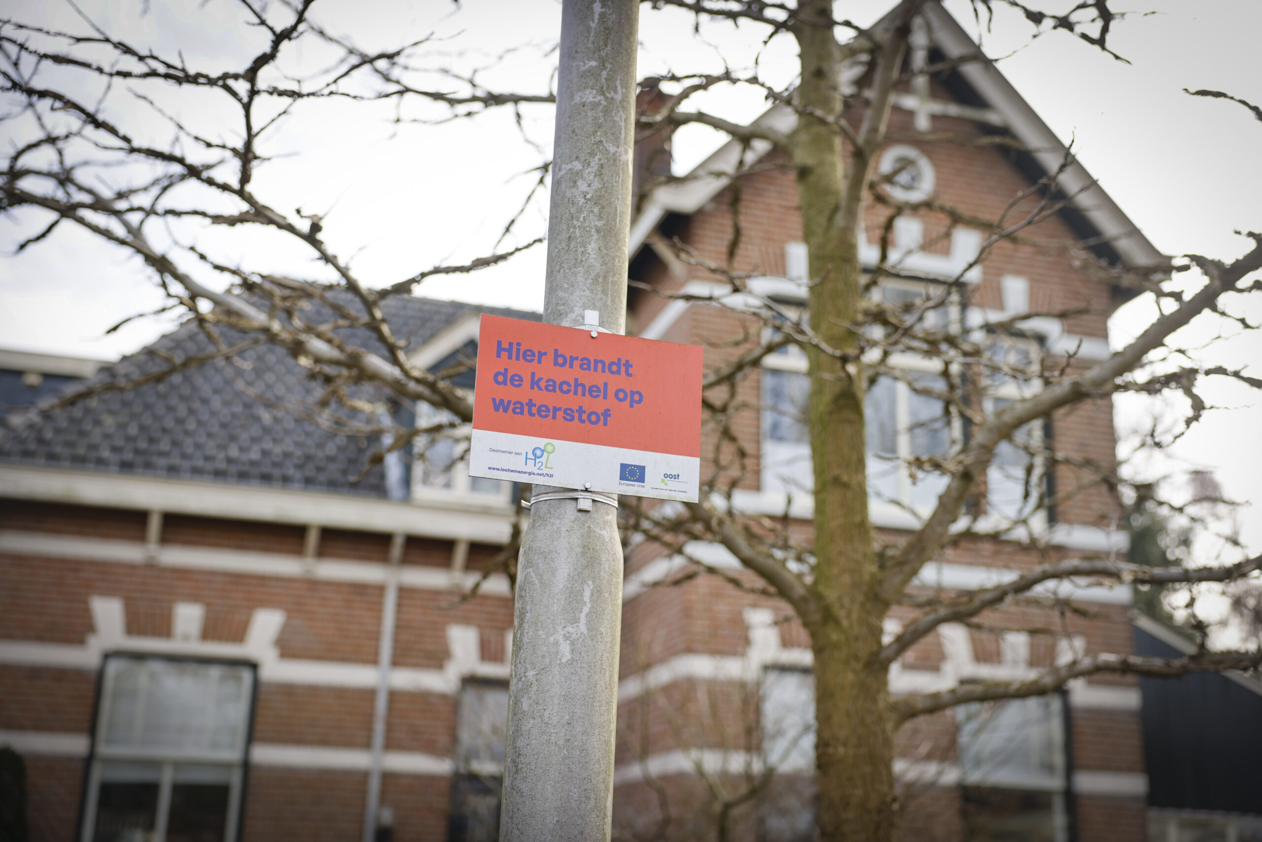 Monumentale woningen in Lochem worden verwarmd met waterstof. Foto: Sjef Prins - APA Foto