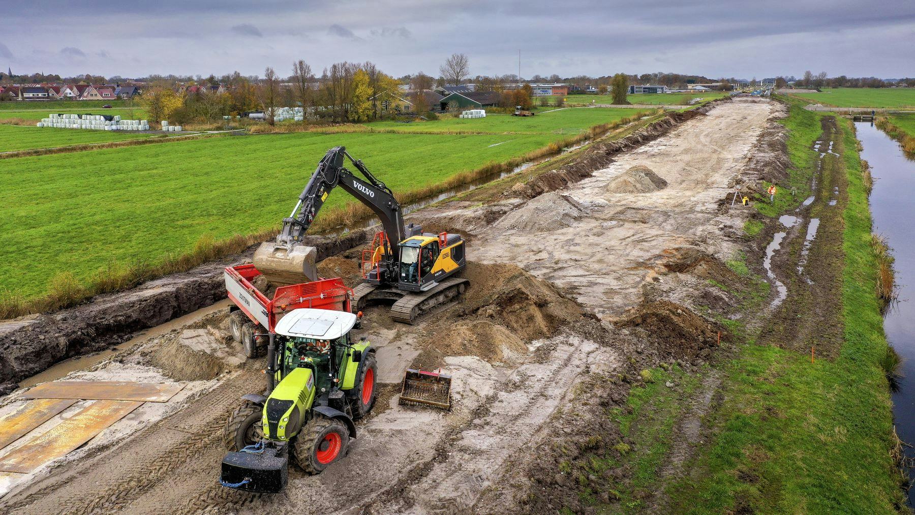 Toepassing van staalslakken tijdens de aanleg van de Centrale As, De problemen van destijds zijn inmiddels opgelost. Foto ANP: