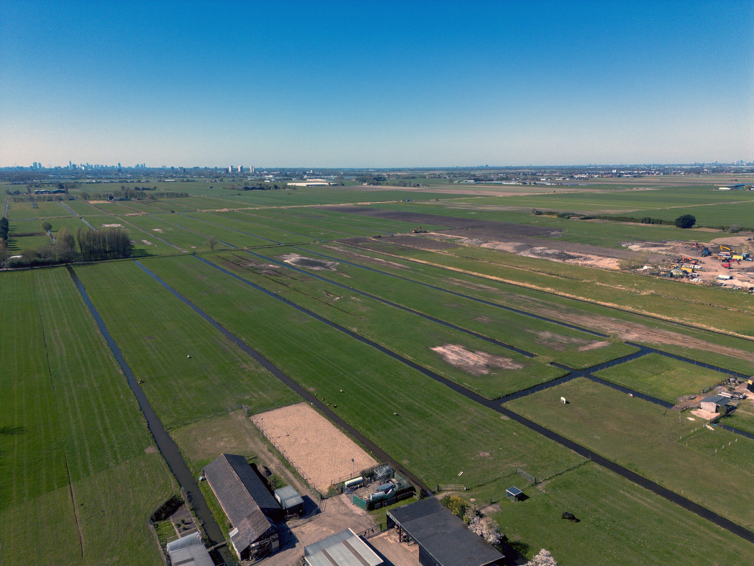 De Zuidplaspolder tussen Nieuwerkerk aan den IJssel en Gouda. Foto: ANP/Hollandse Hoogte/Caki Media
