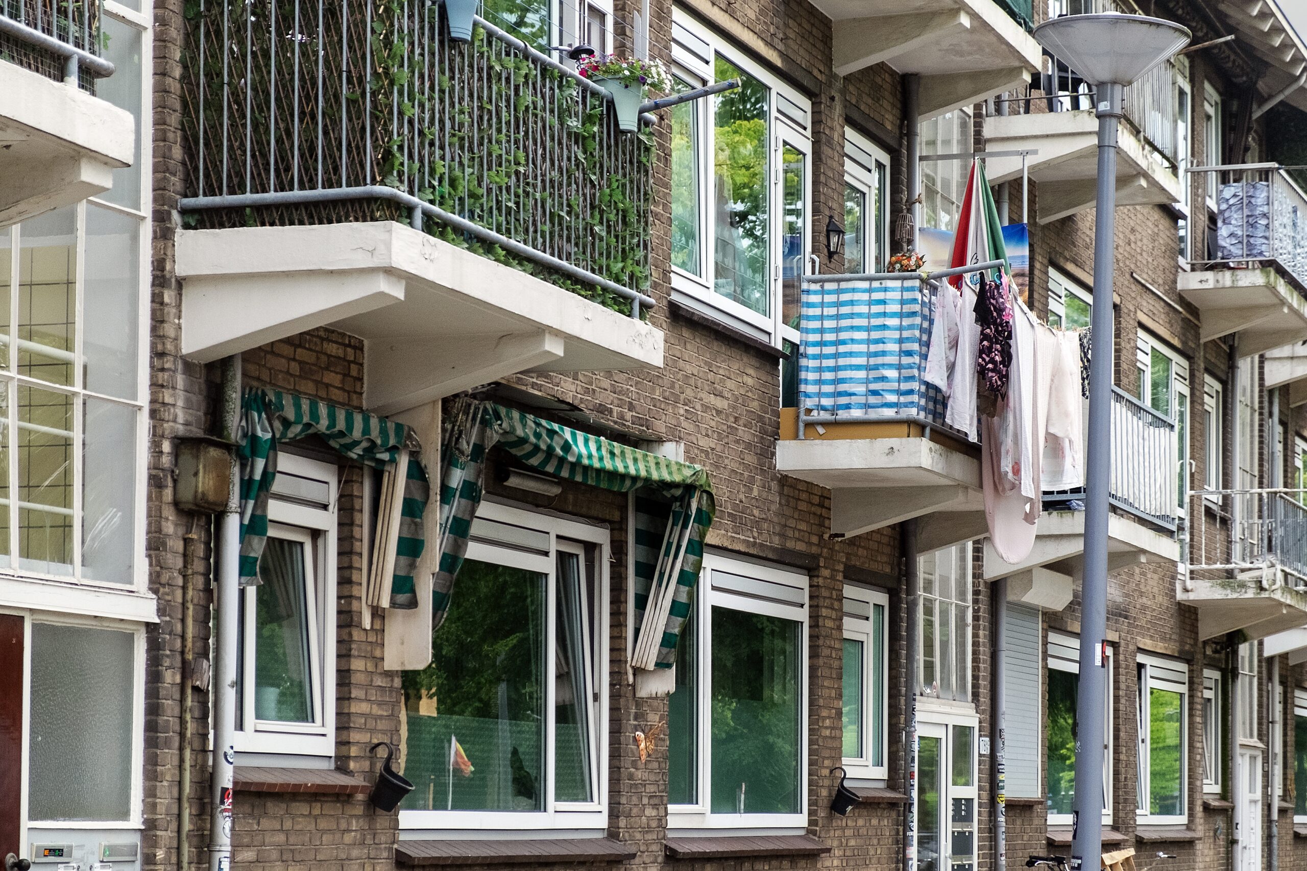 Sociale huurwoningen in Rotterdam Zuid. Foto: Hans van Rhoon / ANP