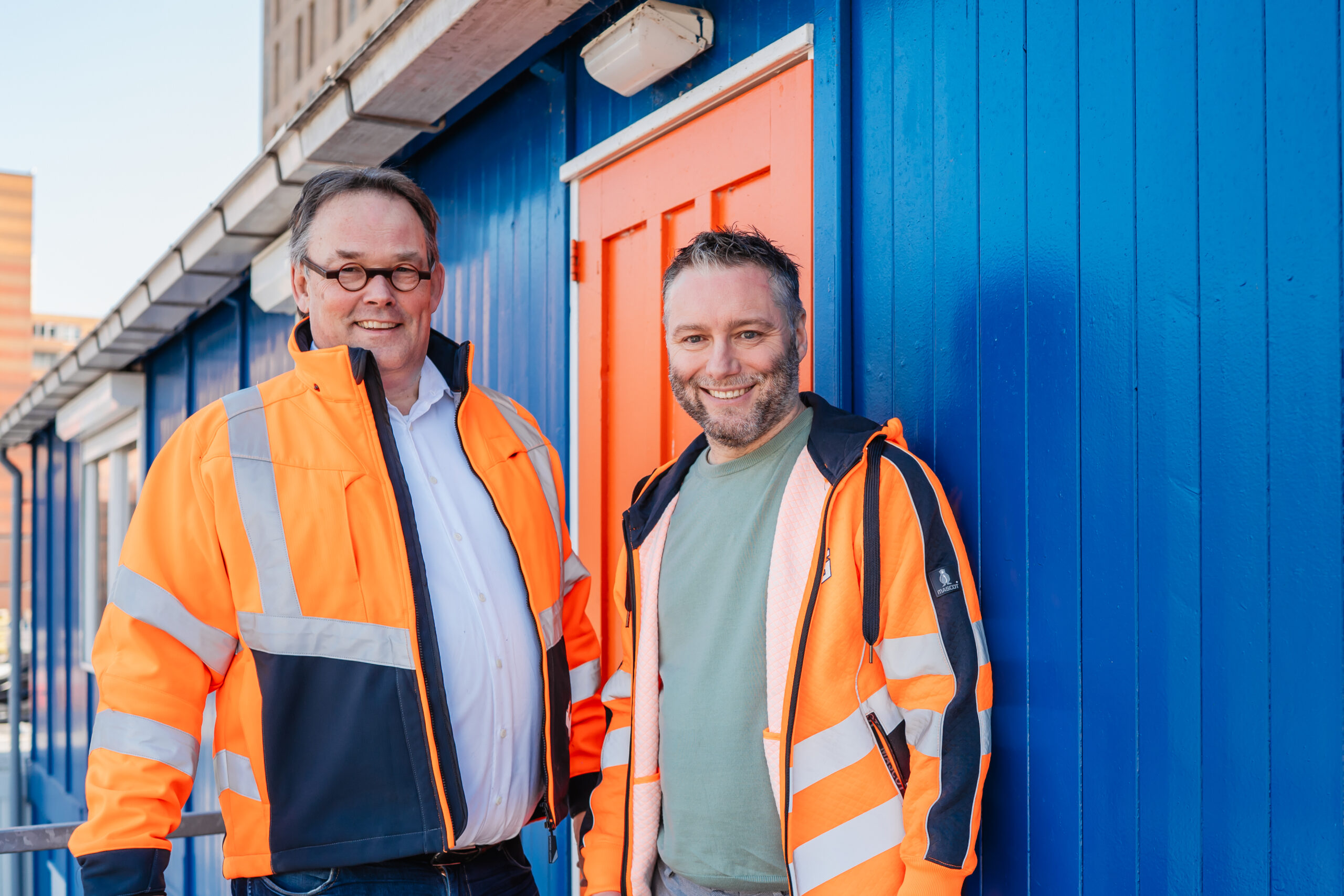 Controller Kees Lokhorst (links) en innovatiemanager Joeri Koehof van De Nijs. 