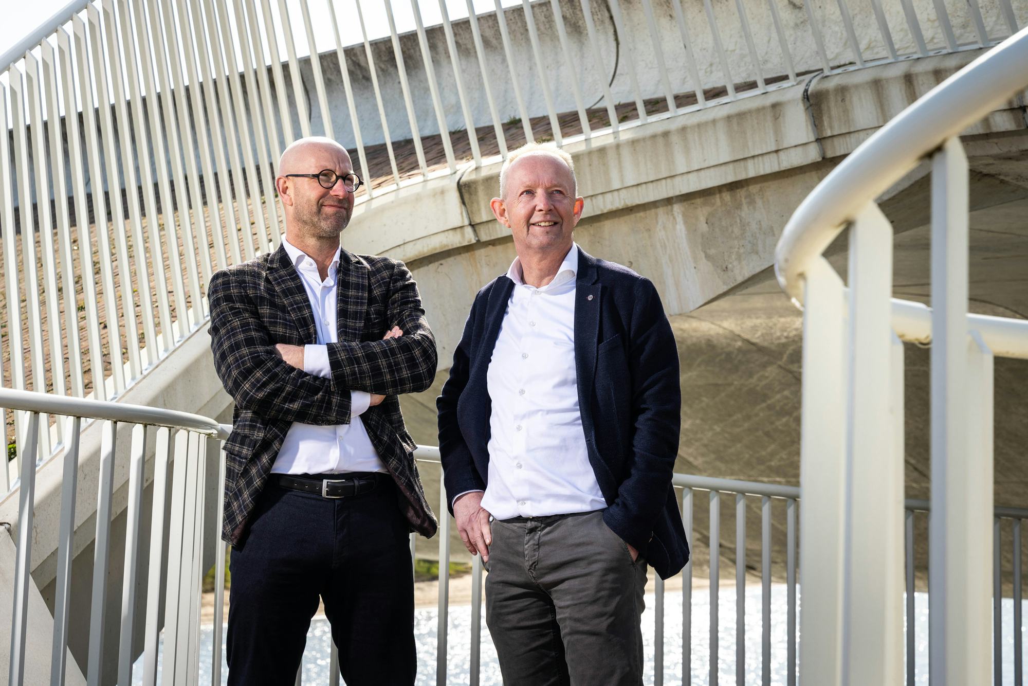 Harold van Rooijen en Ton van de Klok. Foto: KlokGroep