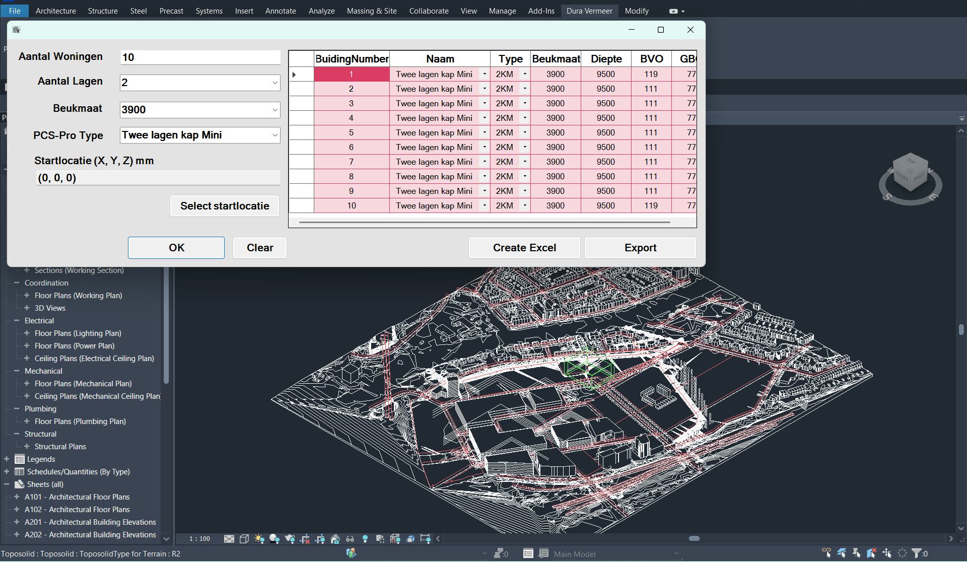 Digitale Verkaveling-proces