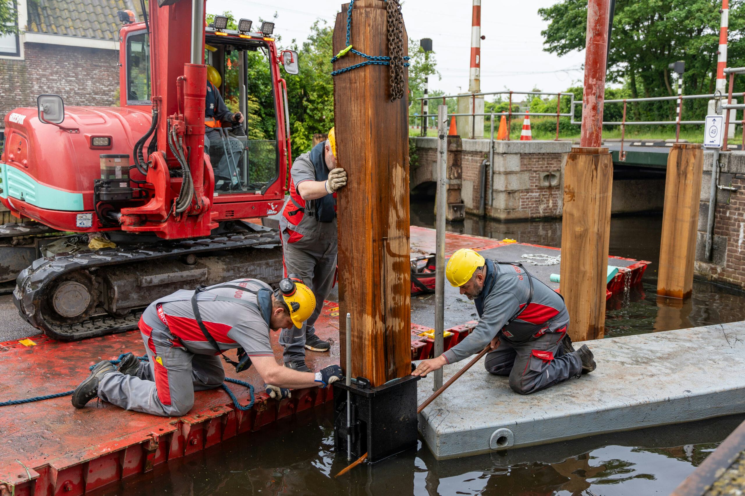 Meerpalen-renovatiesysteem 'De Bever'