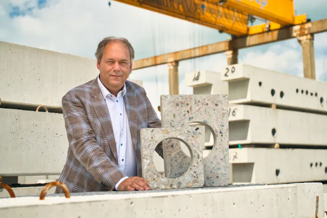 Engelsman: 'Onze ECO-funderingsbalk kan makkelijk worden toegepast in seriematige woningbouwprojecten.'