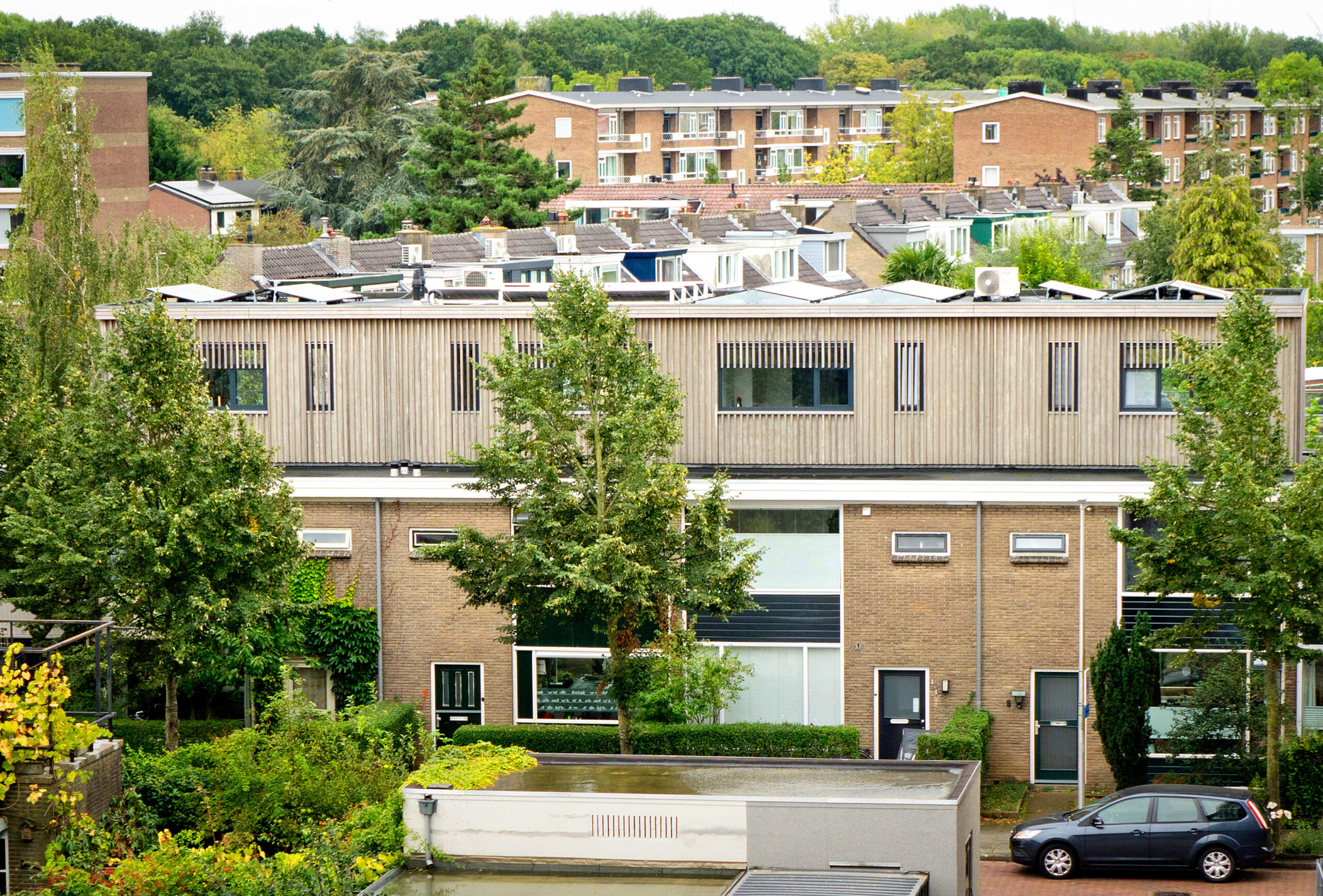 Optopproject van Bouwbedrijf Van Dillen in de Utrechtse wijk Hoograven. Foto: Johan Nebbeling