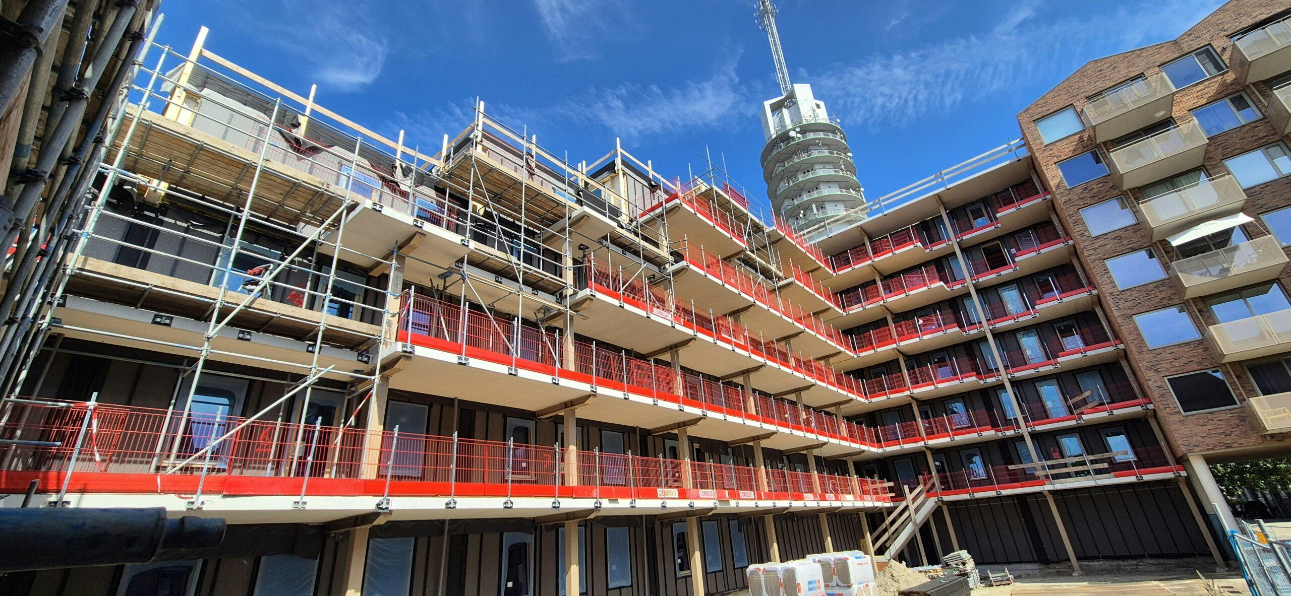 48 duurzame appartementen voor starters in de Rijnhaven met prefab