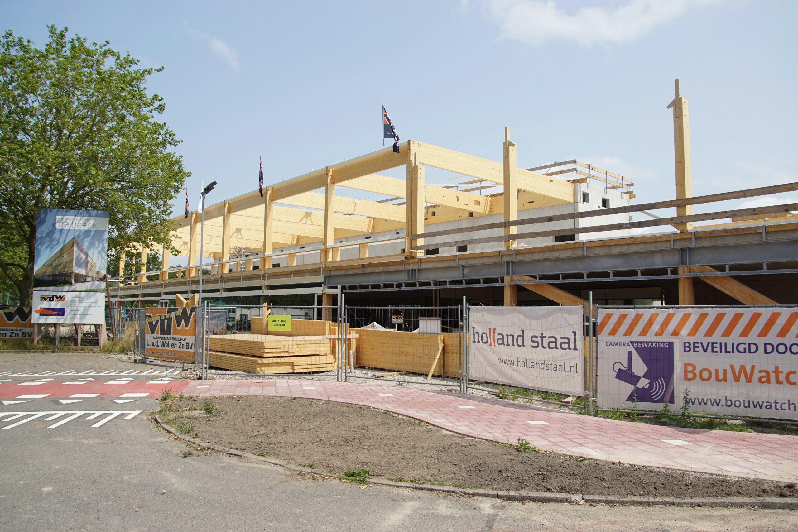 Bouw van een nieuwe sportzaal in Bergen. Foto: Shutterstock