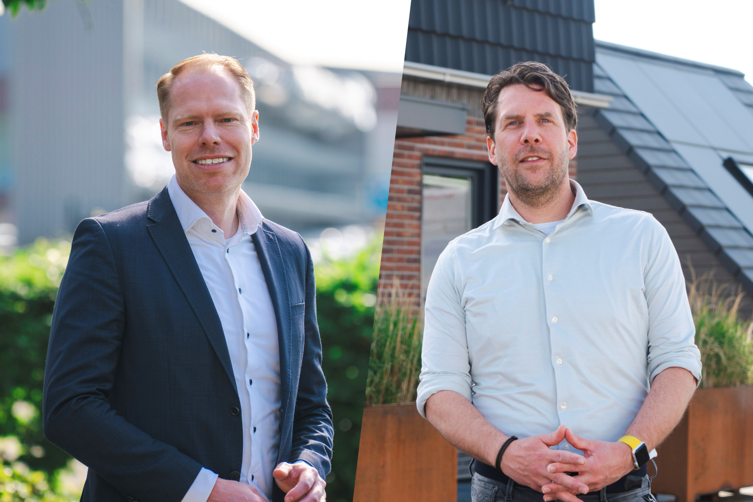 Kaj Huttenga (links) en Rik Notkamp (rechts).