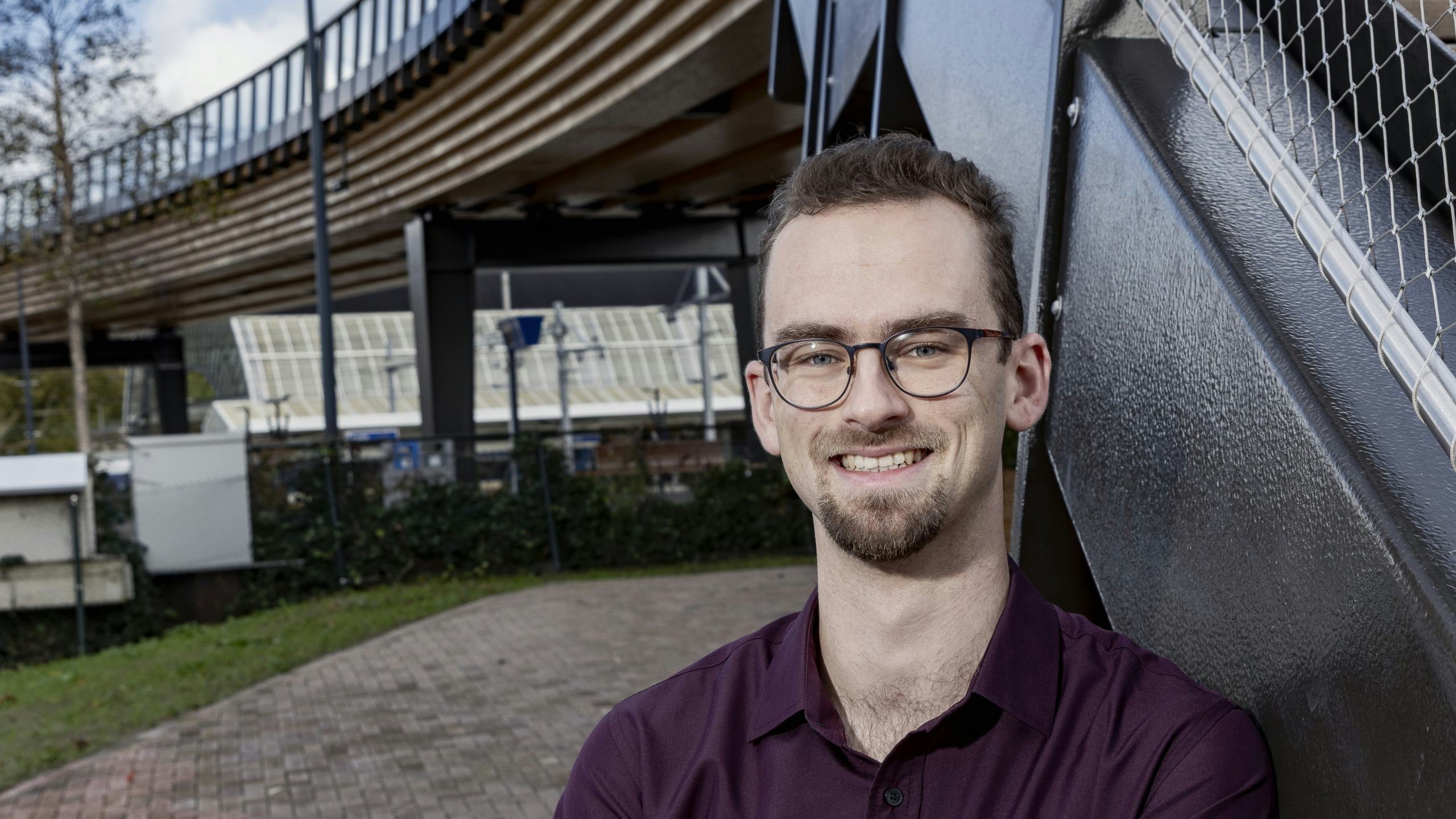 Sjaak Dijkslag, werkvoorbereider Dura Vermeer Infra Regionale projecten.
Foto: Guido Benschop