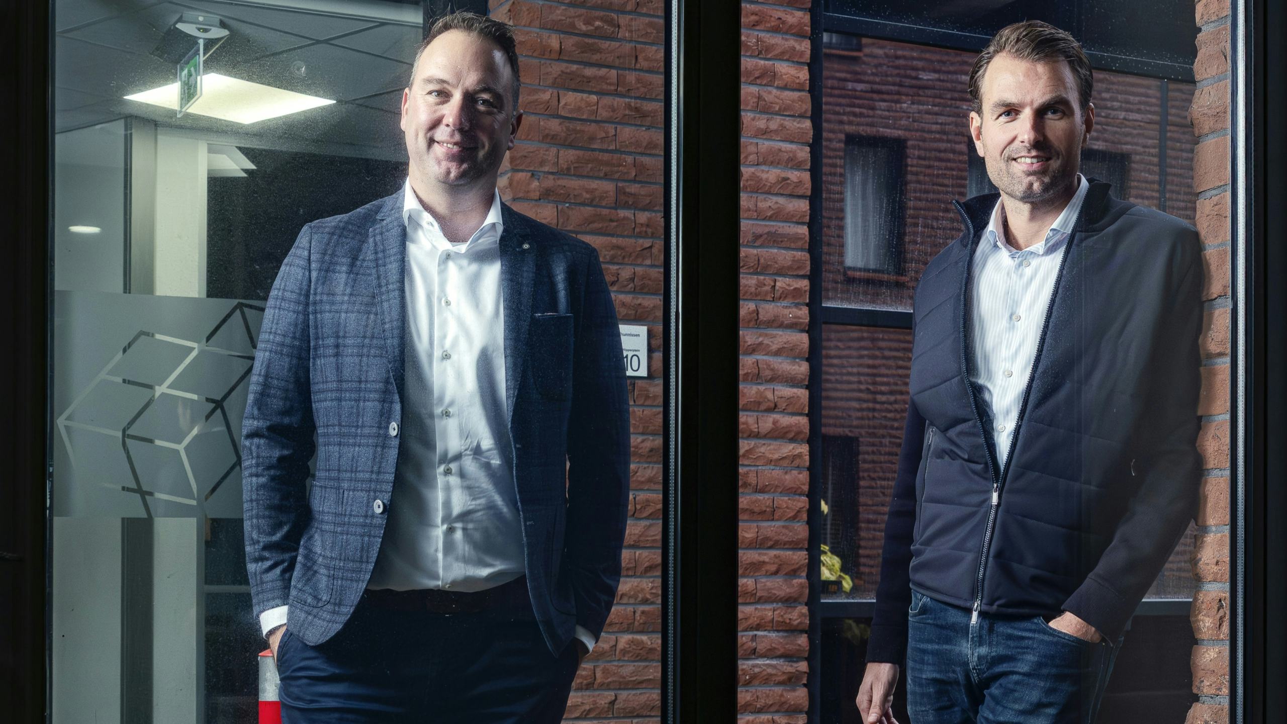 Bart Maas en Roel van Drongelen, Directie Thunnissen Groep.
Foto: Guido Benschop