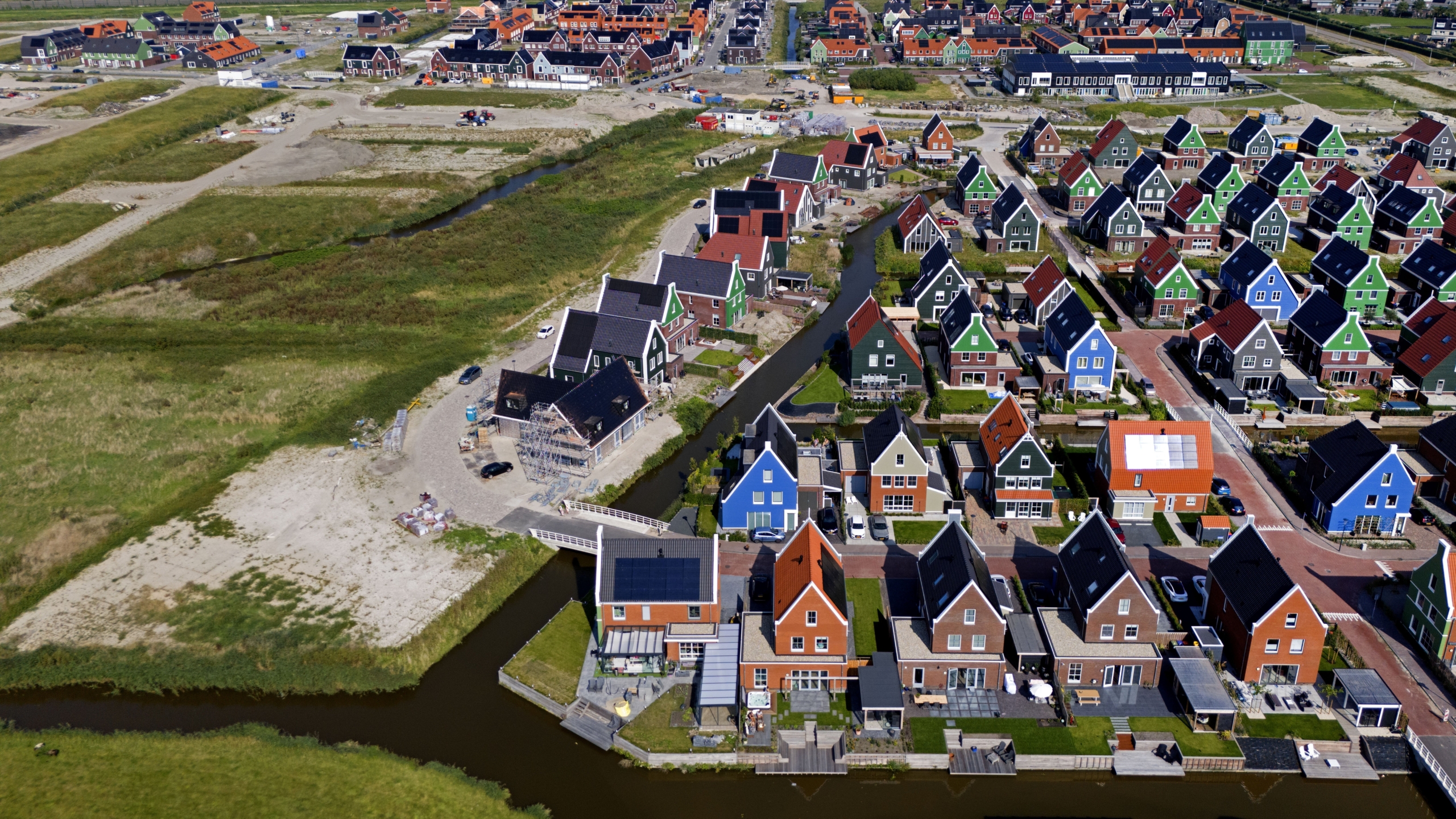 Nieuwbouwwijk Kreekrijk in Assendelft.
Foto: ANP/HH