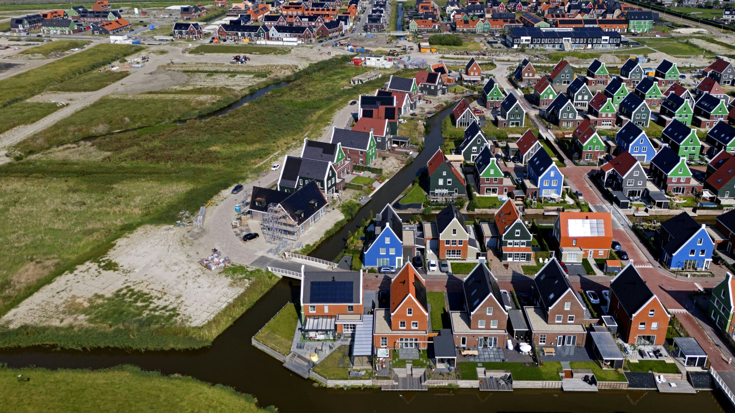 Nieuwbouwwijk Kreekrijk in Assendelft.
Foto: ANP/HH