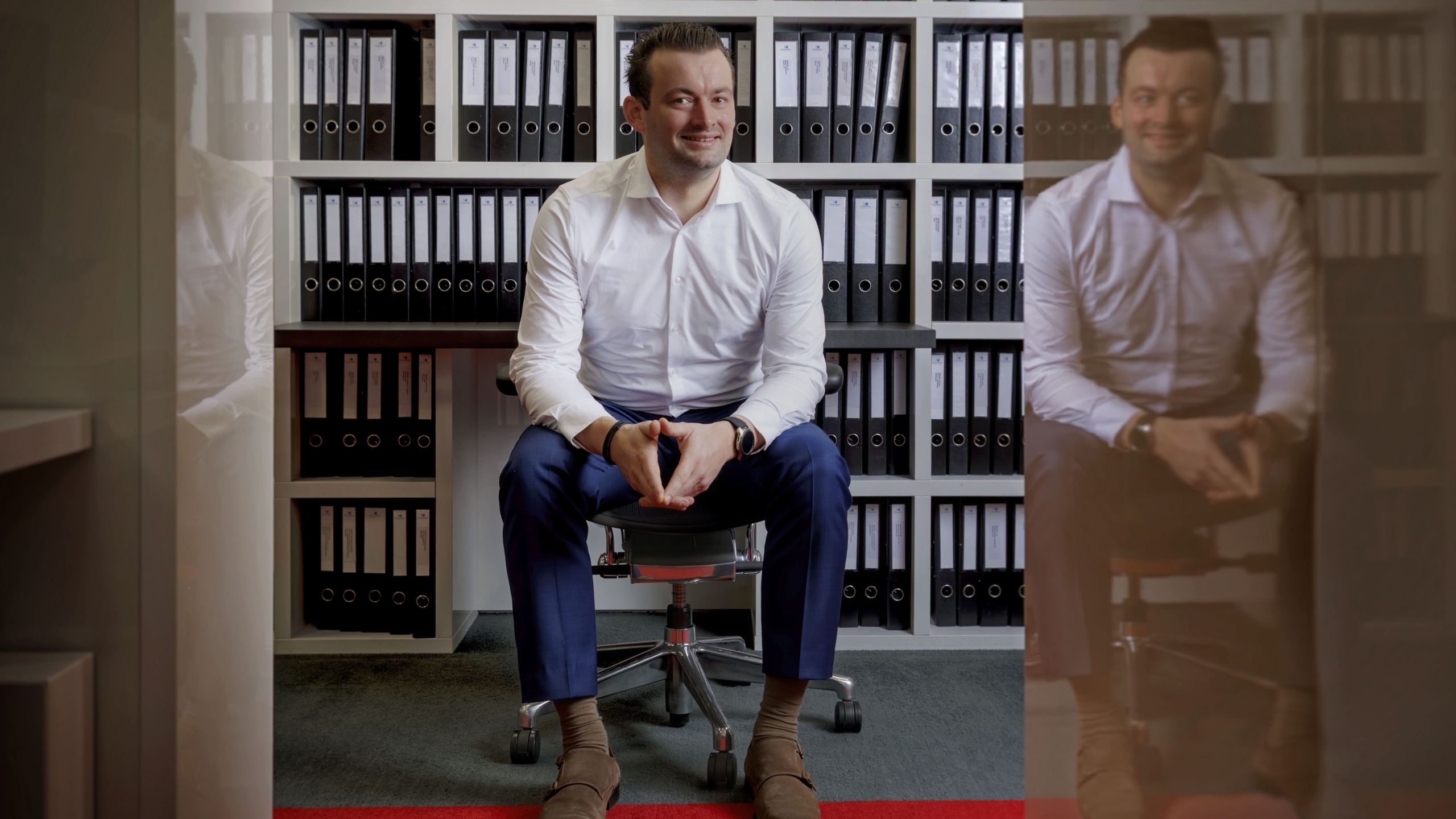 Schade-expert Niels Rovers van Coolen Expertise. Foto: Dolph Cantrijn