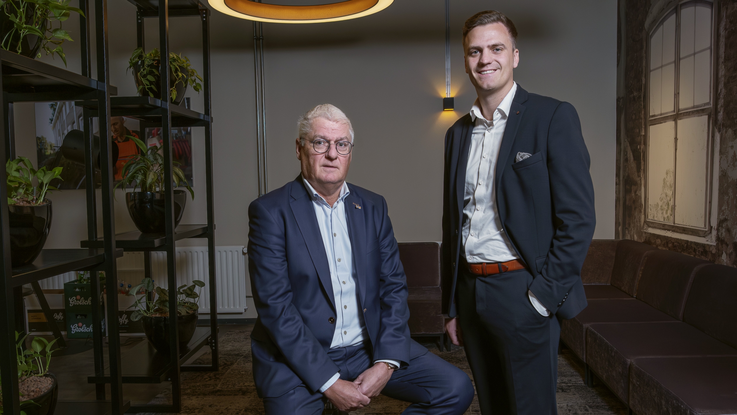 Peter Siers, grootaandeelhouder en Koen Siers, algemeen directeur Siers Groep. Foto: Guido Benschop