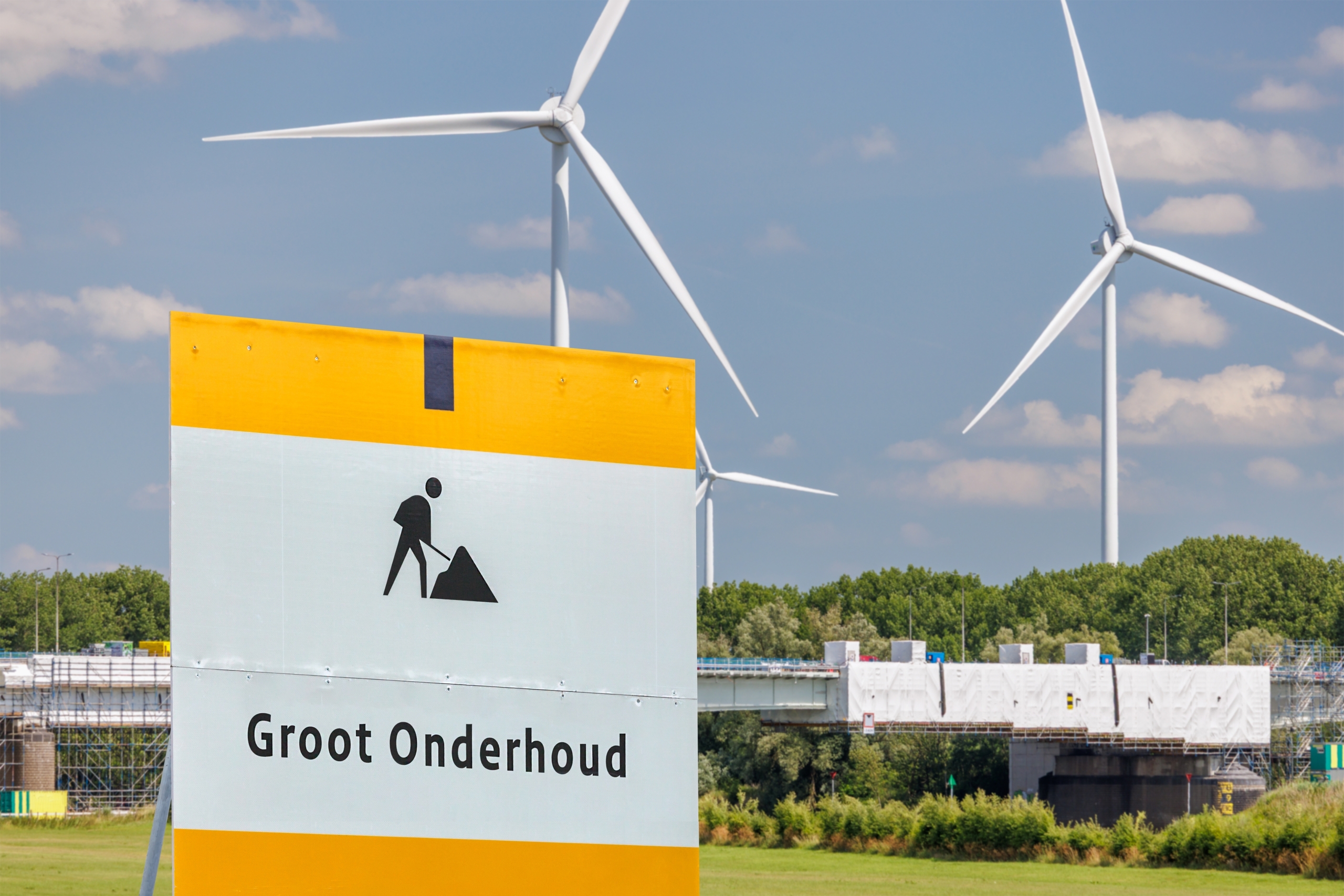 Onderhoud aan de A12. Foto: Martin Bergsma/Shutterstock