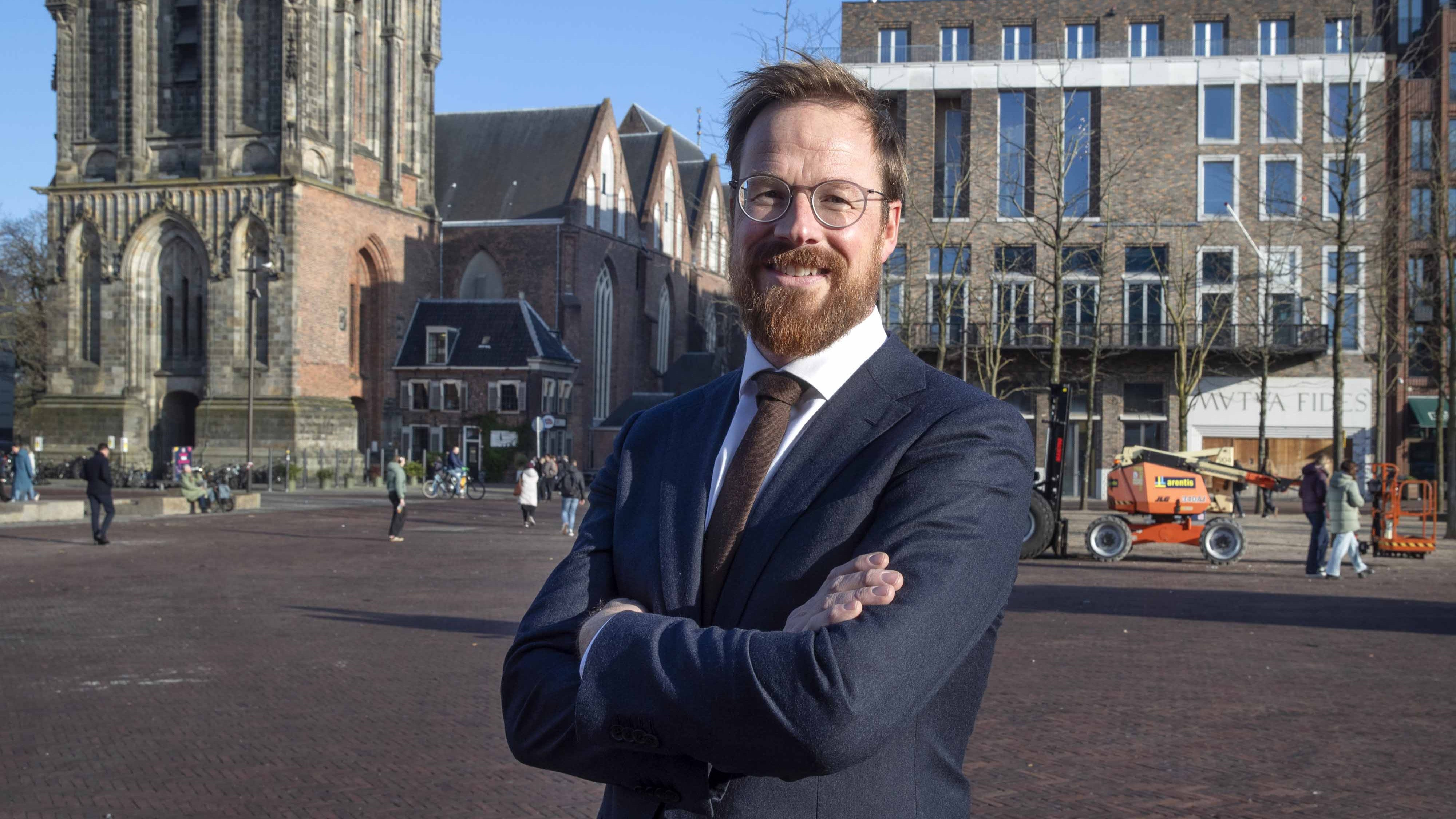 Rik van Niejenhuis,  wethouder van de gemeente Groningen: "We willen een stad waar mensen gezond en gelukkig zijn, waar voorzieningen dichtbij zijn en waar je elkaar kunt ontmoeten." Foto: Jos Schuurman
