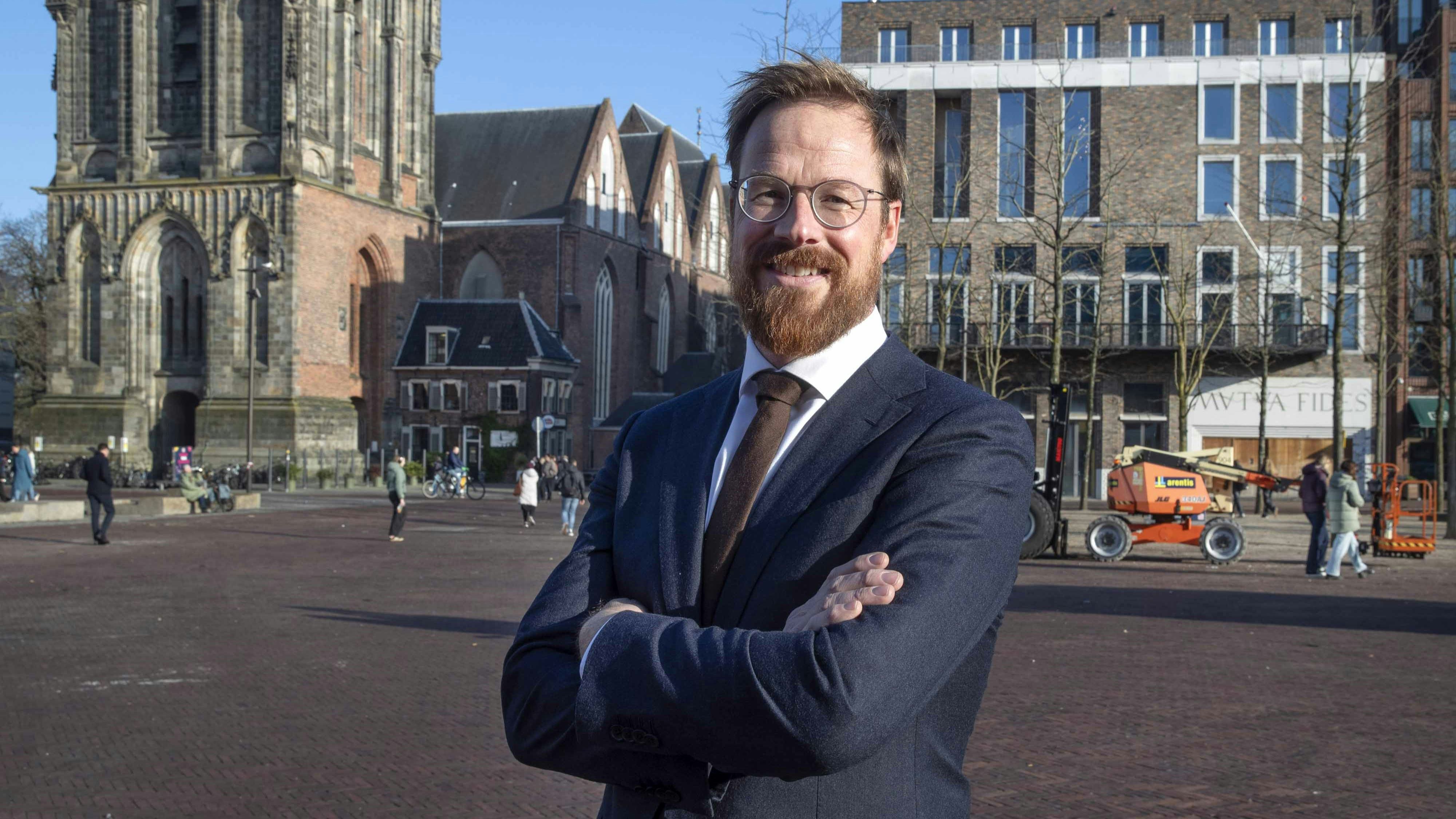 Rik van Niejenhuis,  wethouder van de gemeente Groningen: "We willen een stad waar mensen gezond en gelukkig zijn, waar voorzieningen dichtbij zijn en waar je elkaar kunt ontmoeten." Foto: Jos Schuurman

