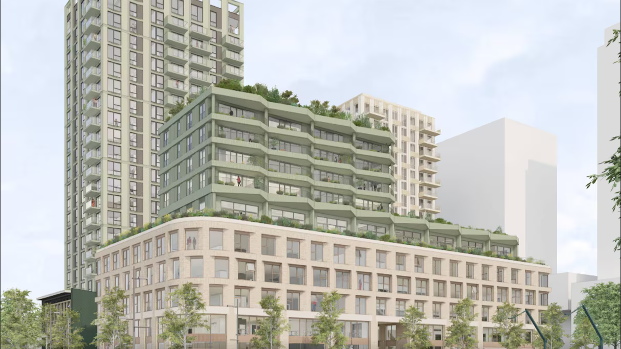 Het project Citywall in Eindhoven. Beeld: GEVO