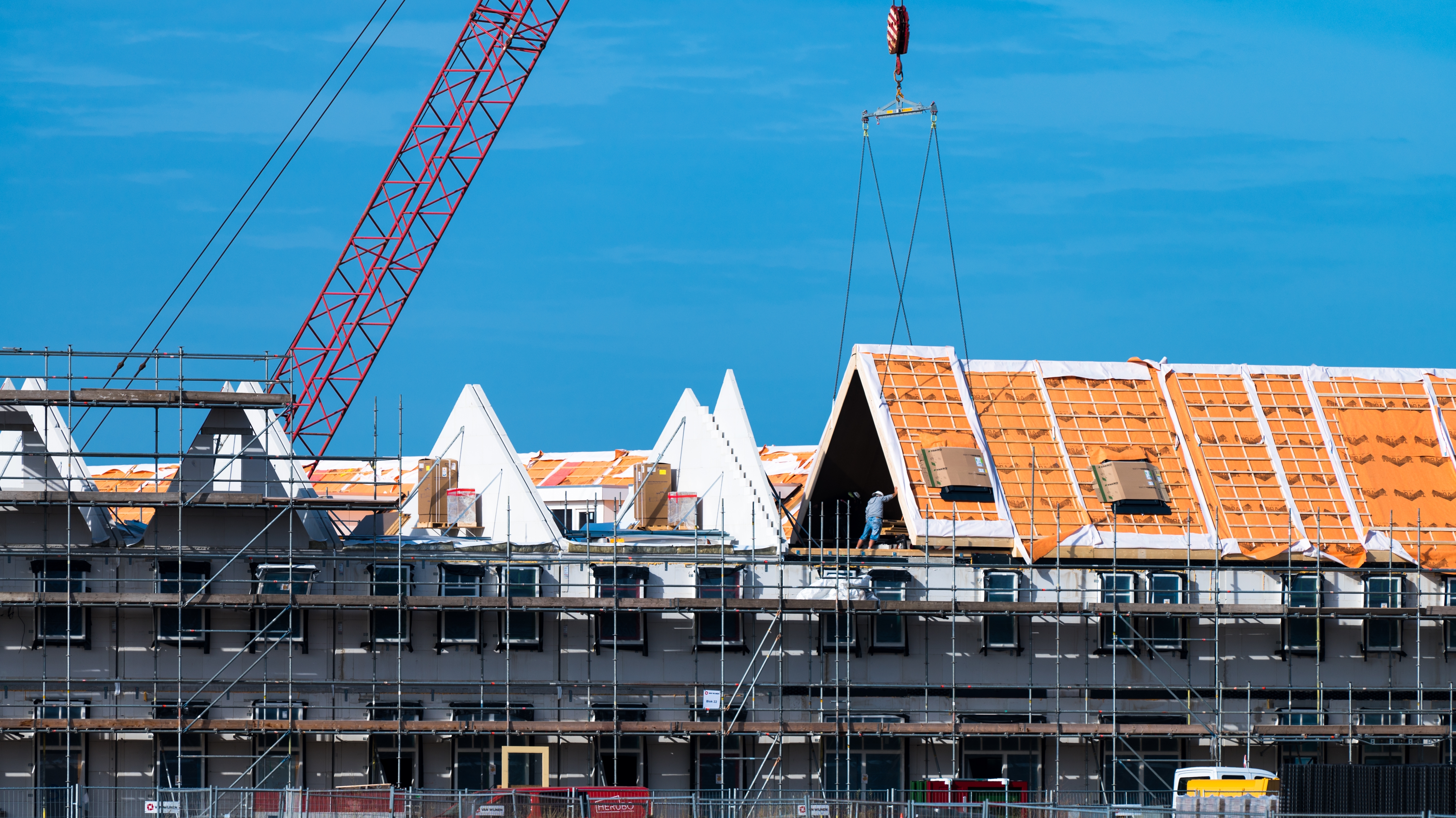 Bouwplaats in Harderwijk. Foto: Tom van Hoorn/Shutterstock