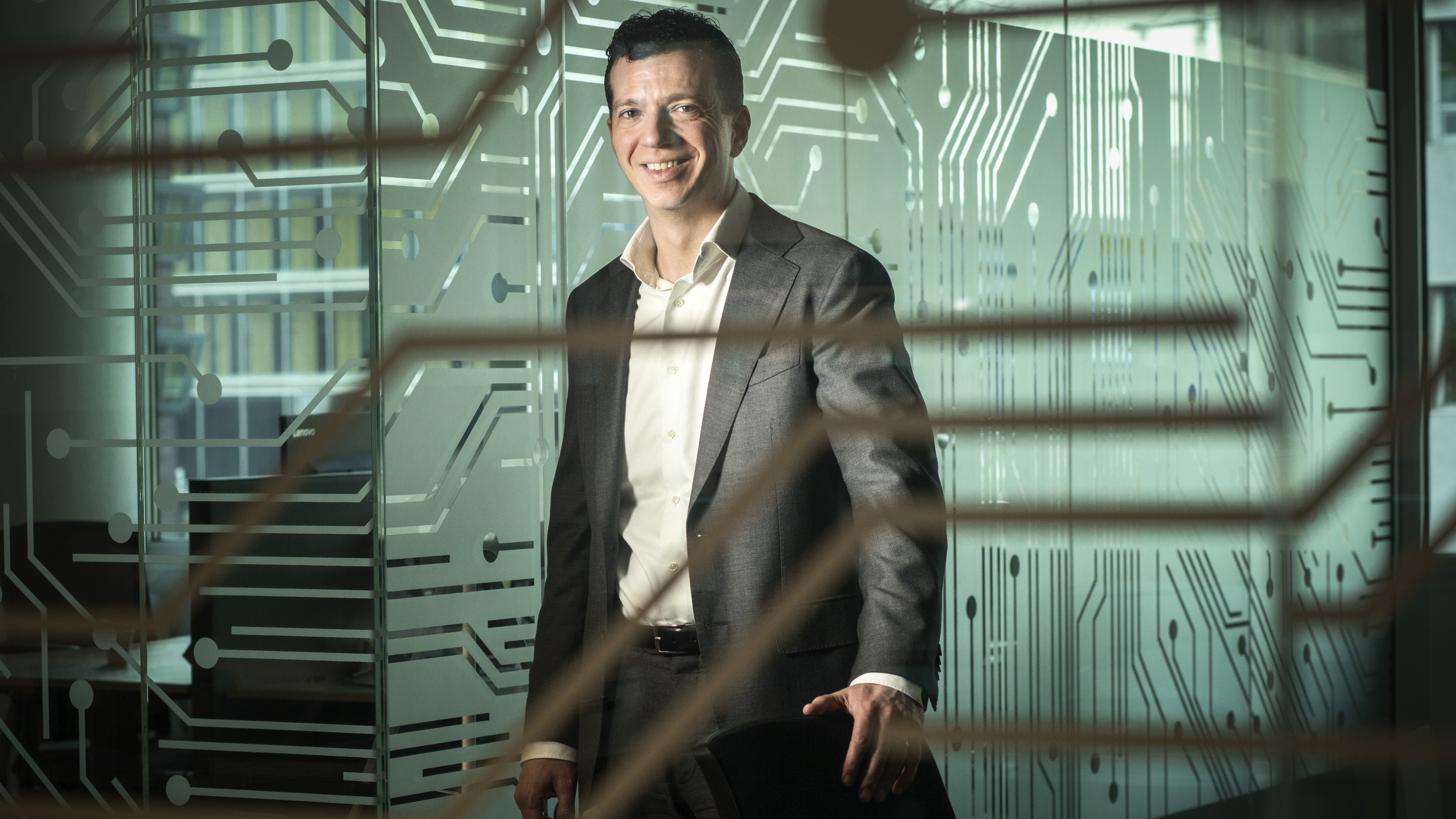 Charlie ter Horst, hoofd AI bij Woltercroon&dros: “Wij kijken hoe we de overhead kleiner kunnen maken. " Foto: Eran Oppenheimer